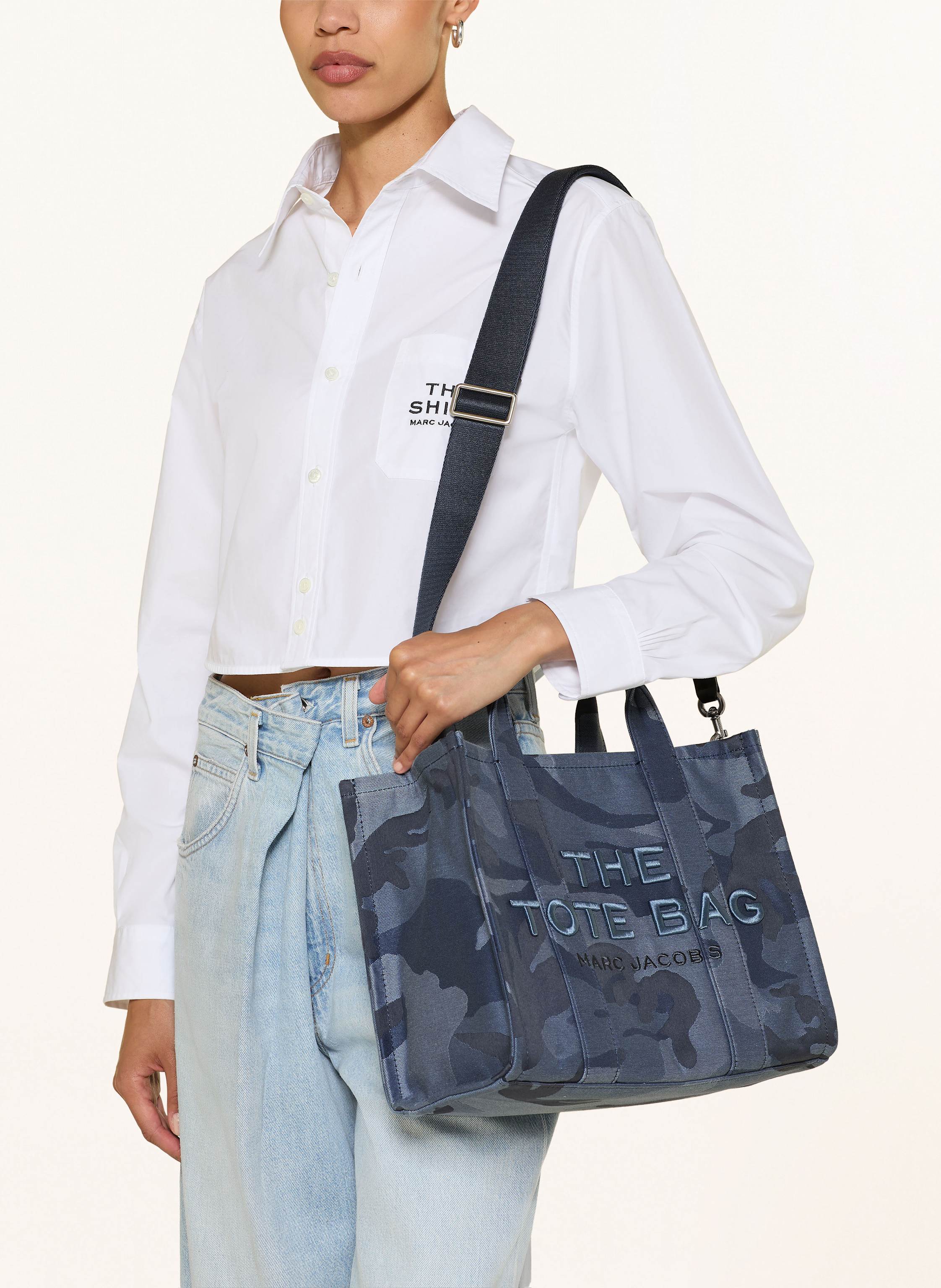 Thumbnail - Marc Jacobs Handtasche The Medium Tote Bag blau
