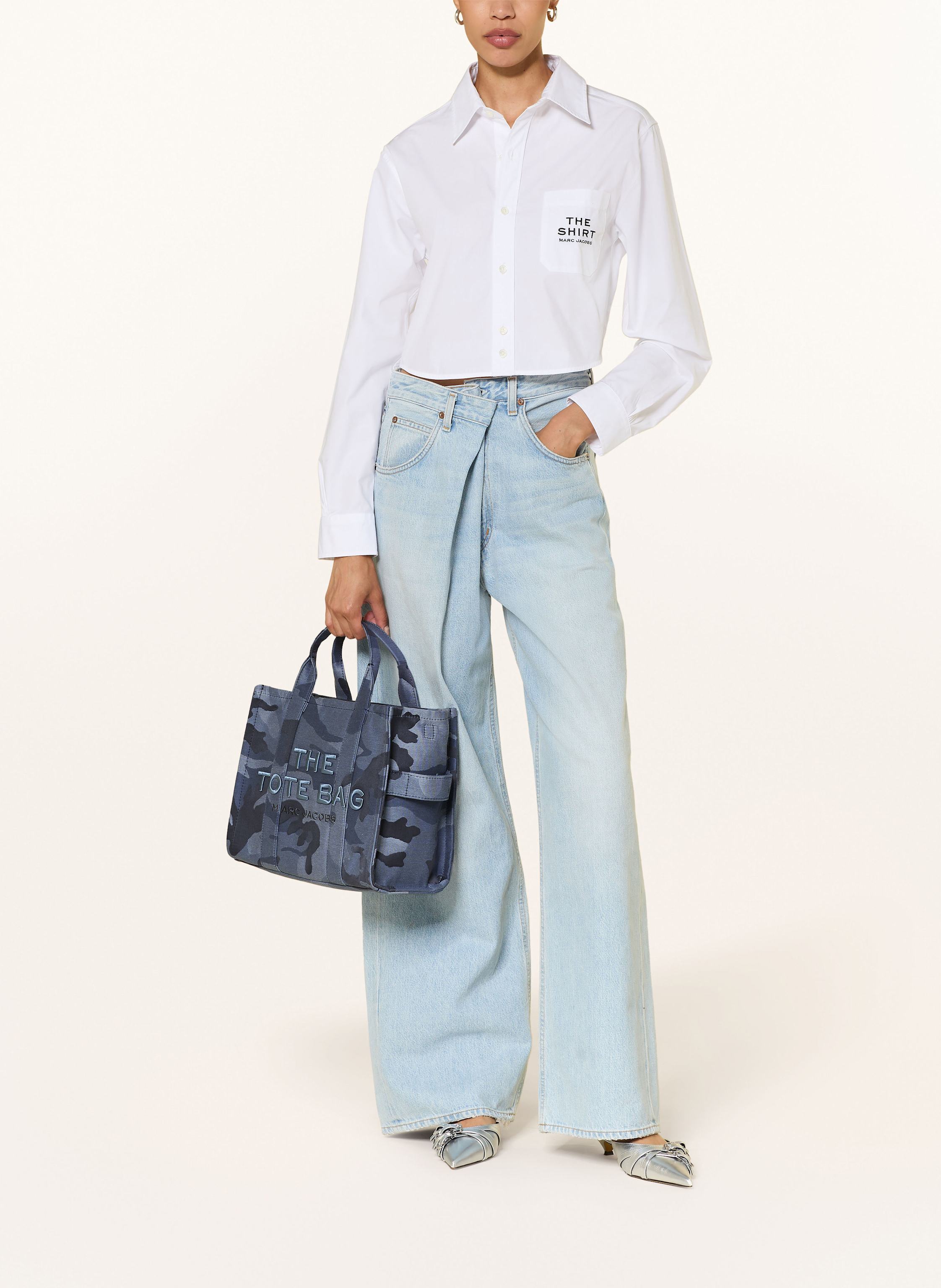 Thumbnail - Marc Jacobs Handtasche The Medium Tote Bag blau