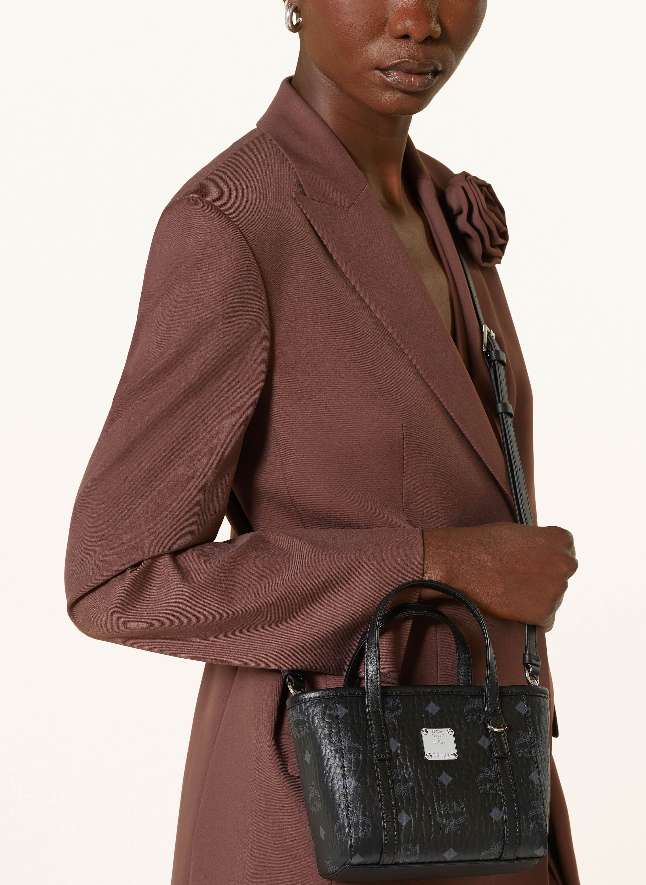 Thumbnail - Mcm Handtasche Toni Vi schwarz