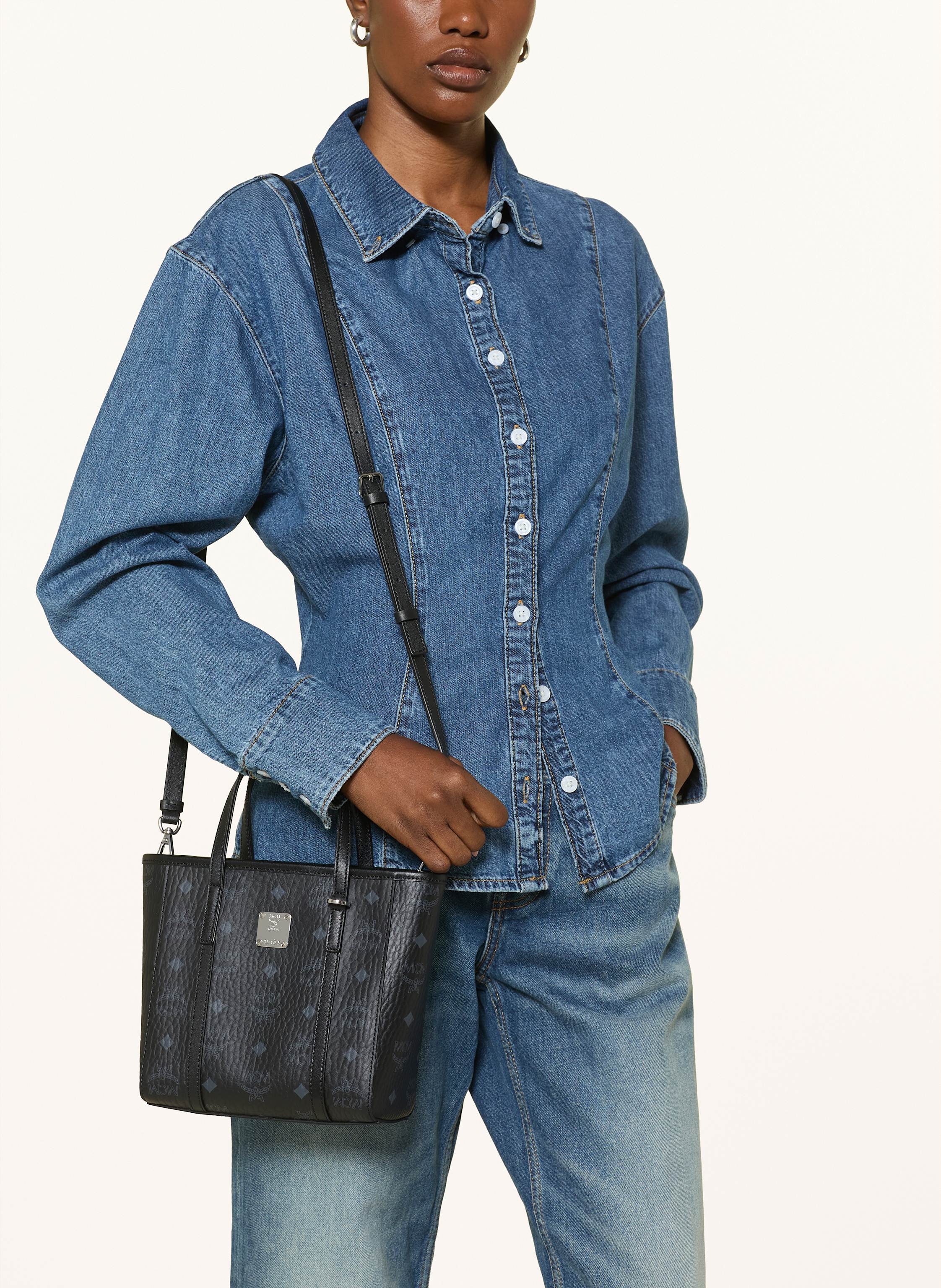 Thumbnail - Mcm Shopper schwarz