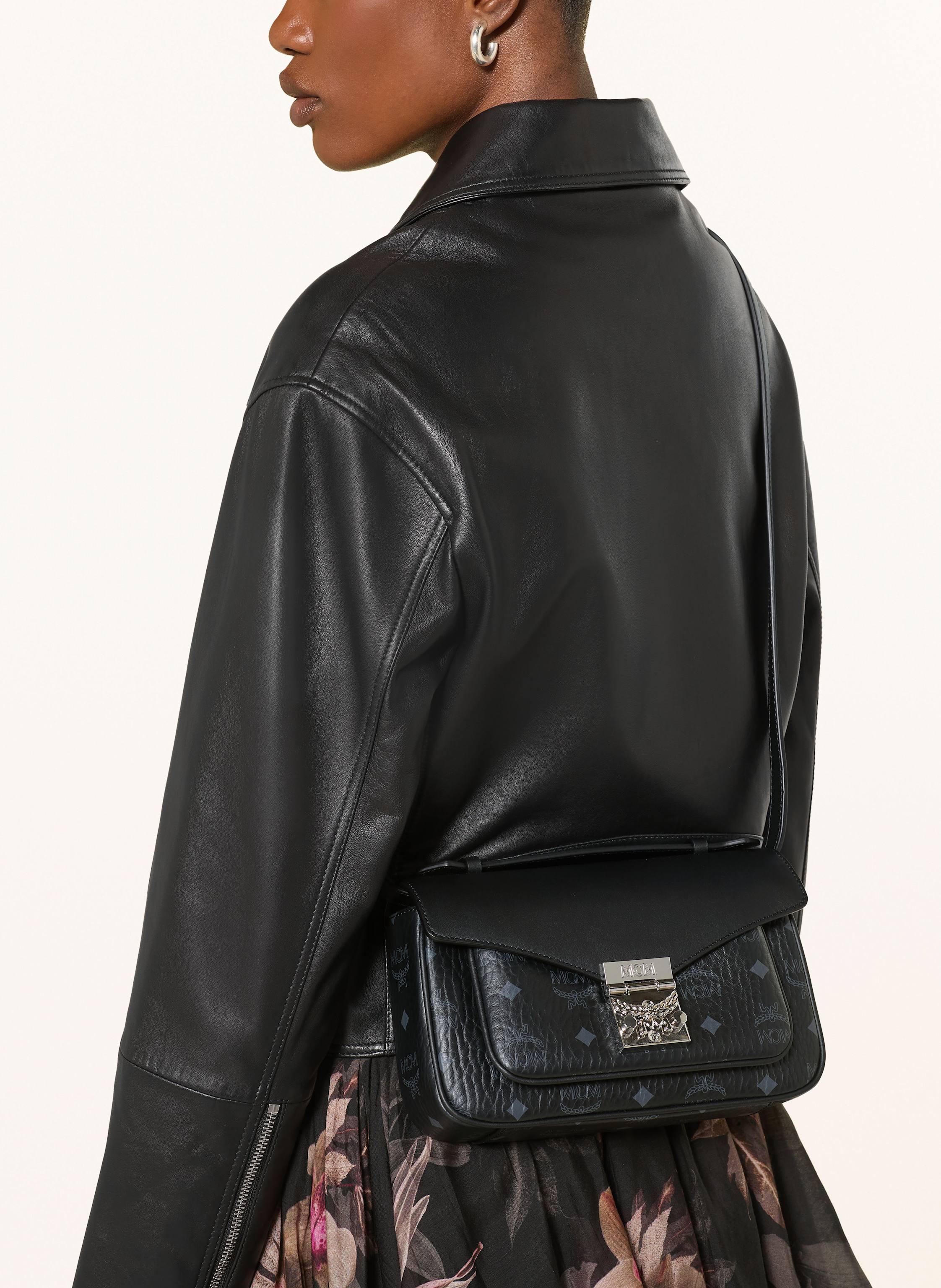 Thumbnail - Mcm Umhängetasche Tracy Vi Medium schwarz