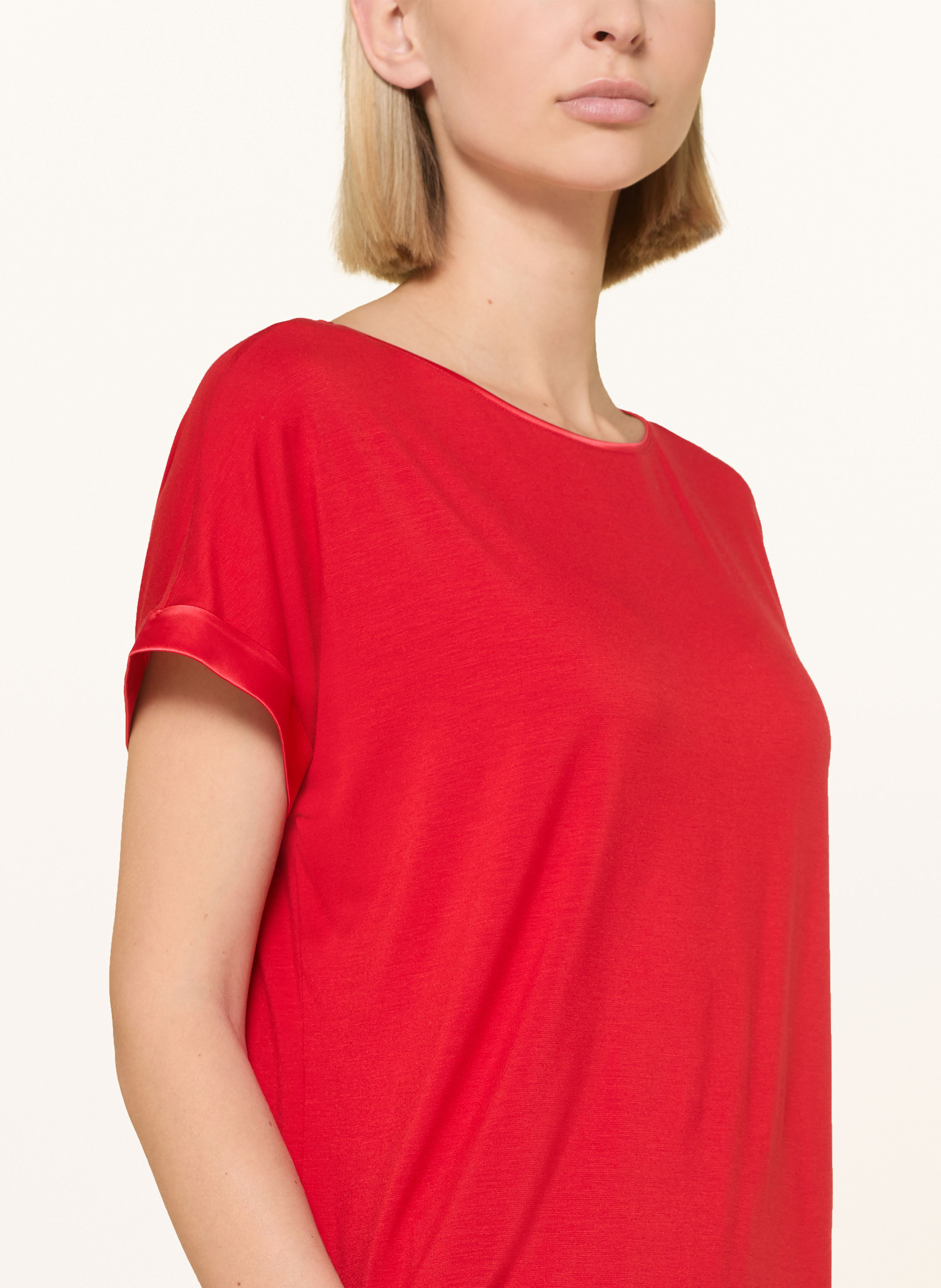 Thumbnail - Mey Schlafshirt Serie Pure Chic rot