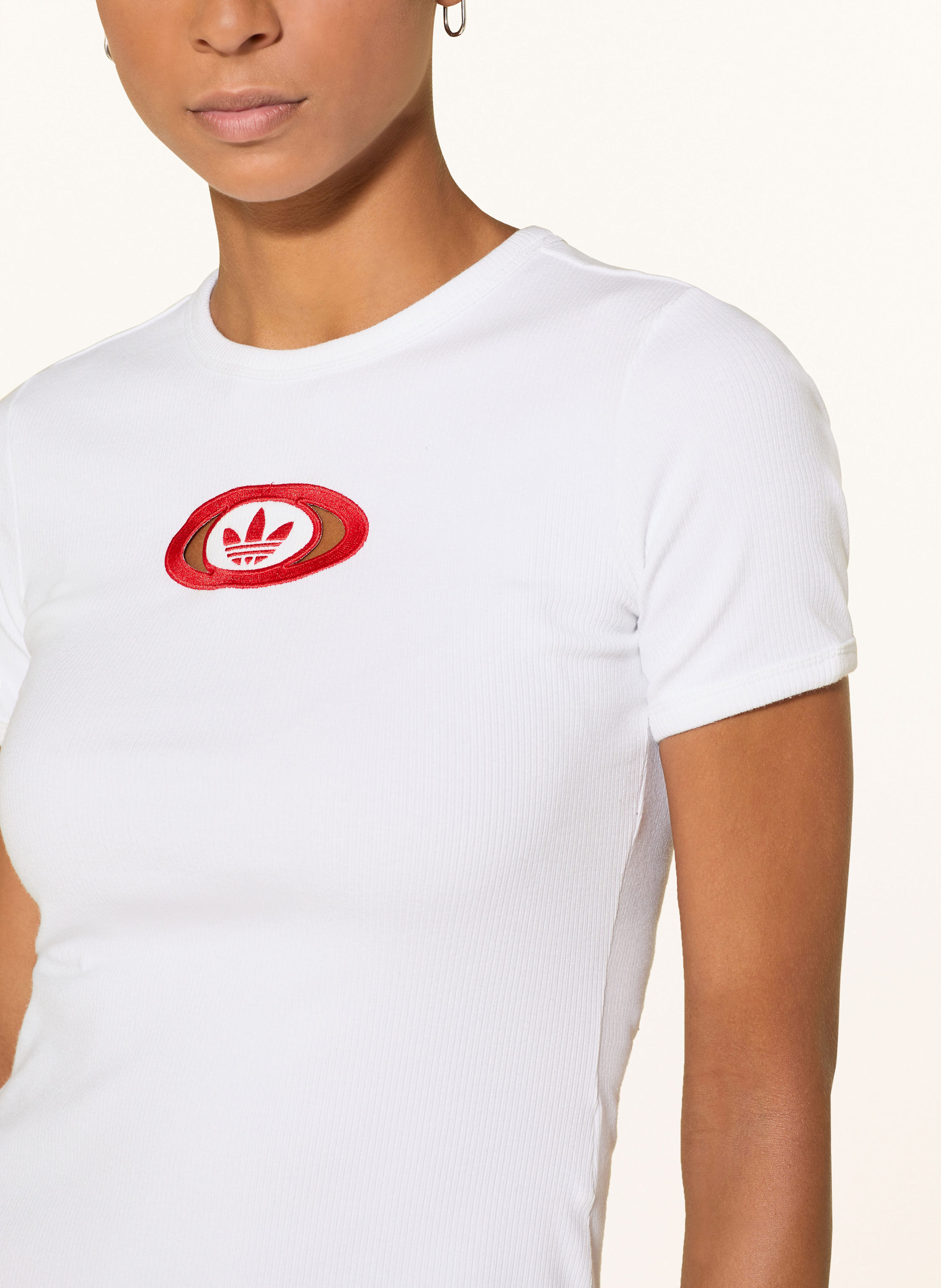 Thumbnail - Adidas Originals T-Shirt Originals Mit Cut-Outs weiss