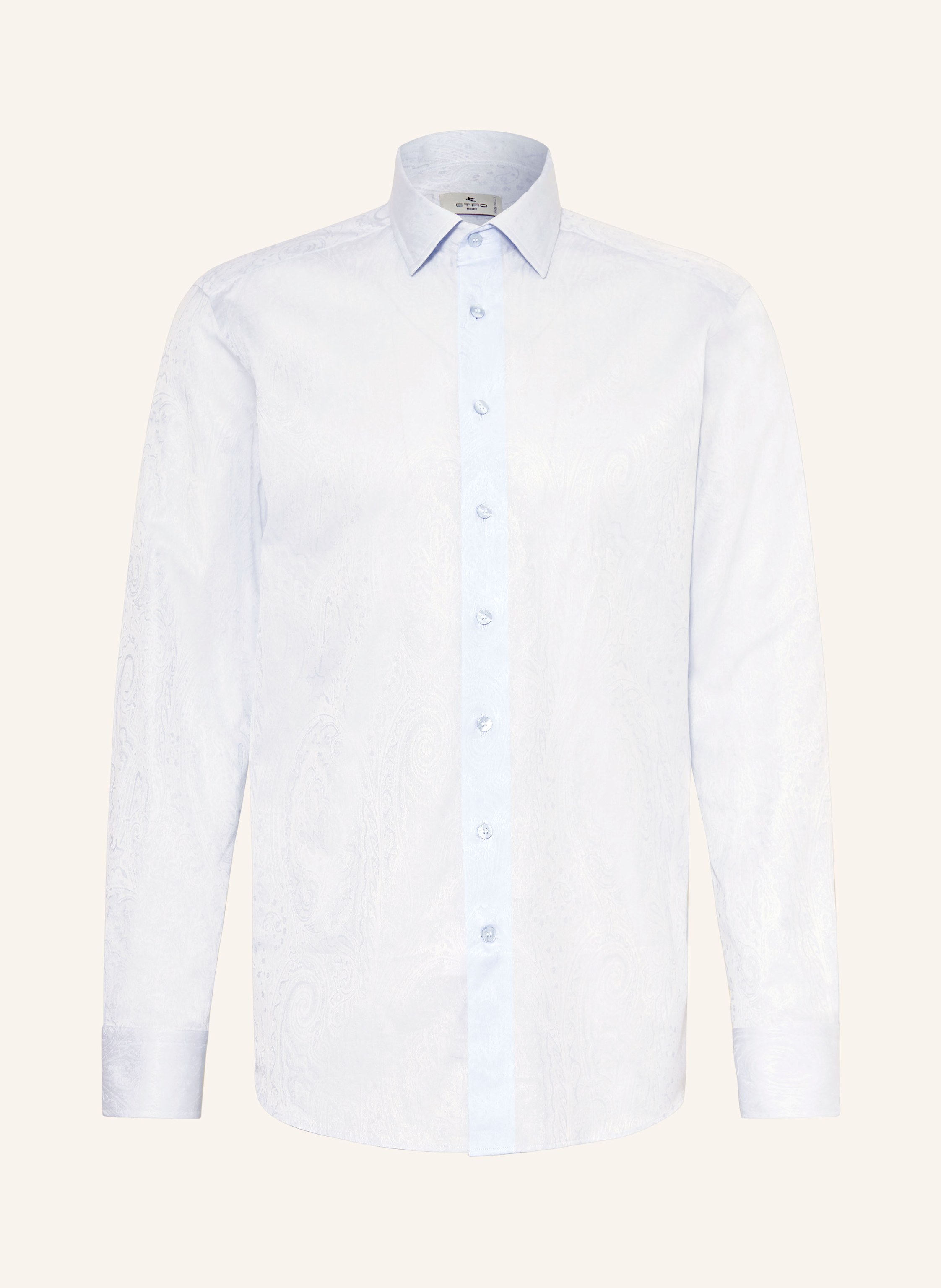 Etro Etro Brokat-Hemd Slim Fit blau in HELLBLAU