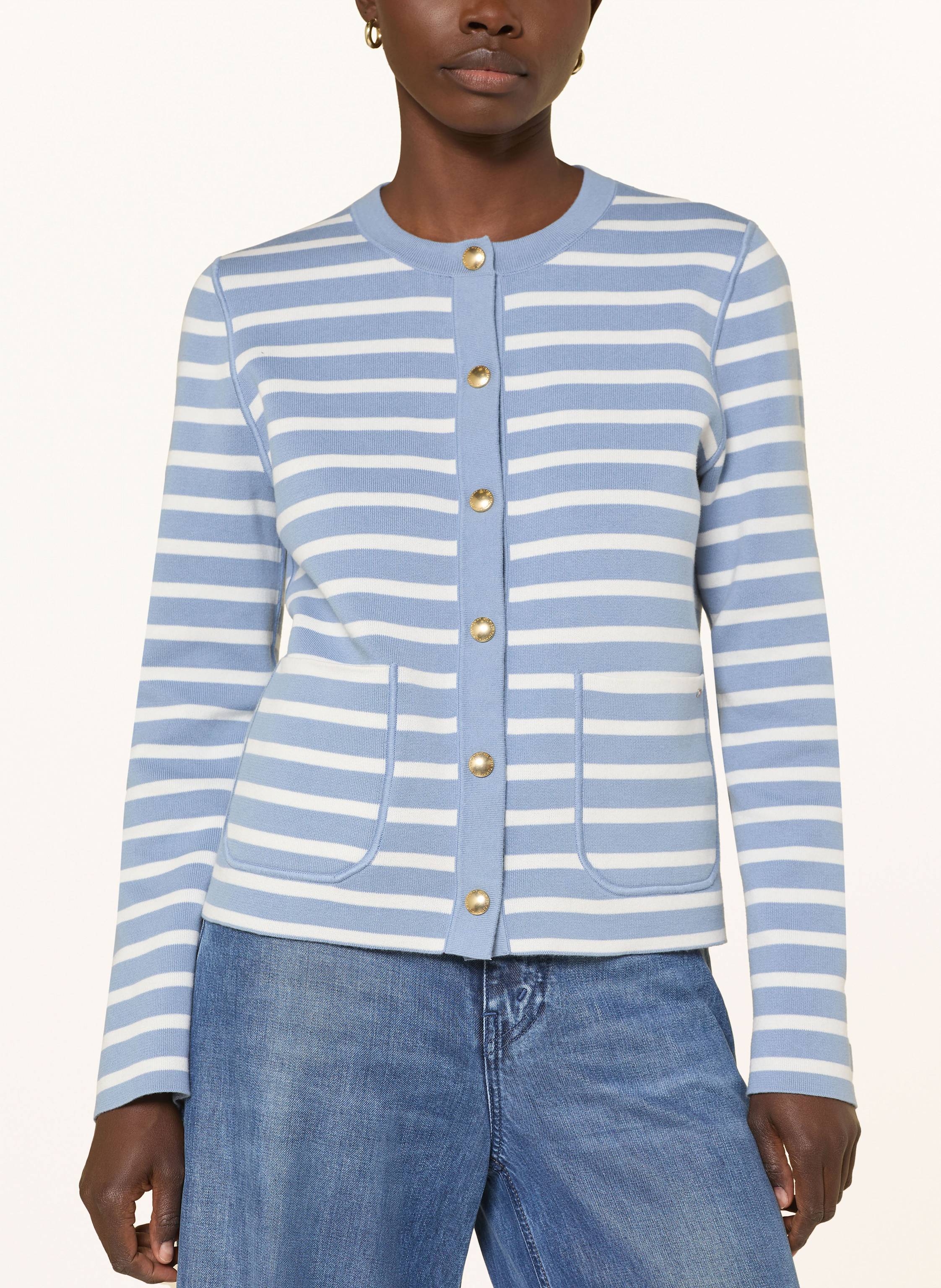 Thumbnail - Tommy Hilfiger Strickjacke Zum Wenden blau