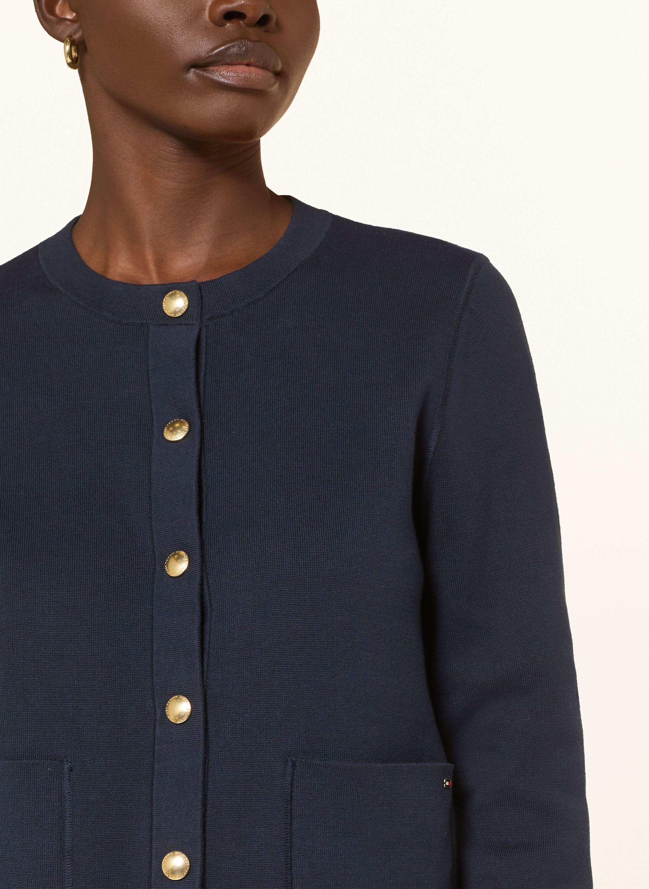 Thumbnail - Tommy Hilfiger Strickjacke Zum Wenden blau