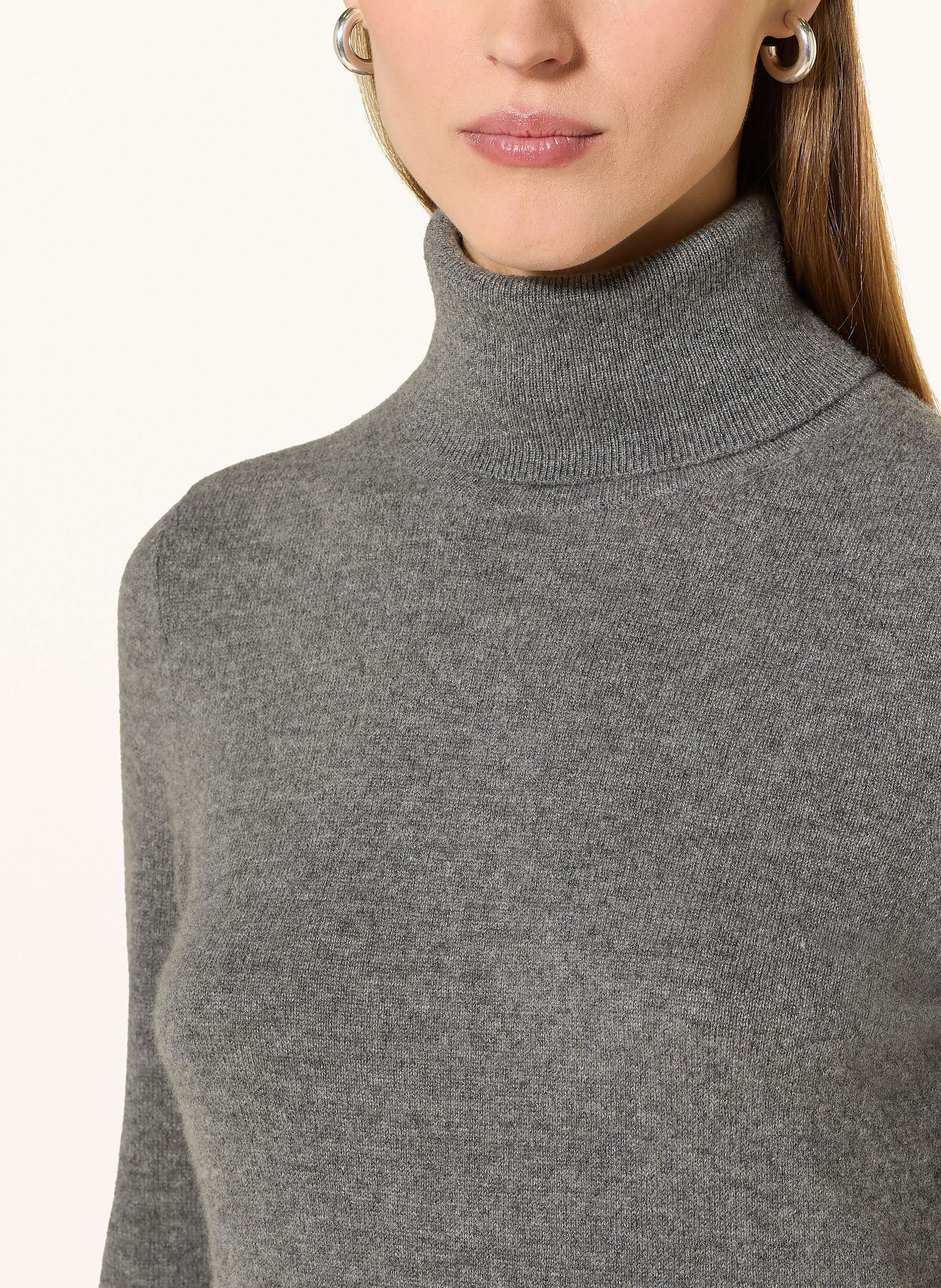 Thumbnail - Lilienfels Rollkragenpullover Aus Cashmere grau