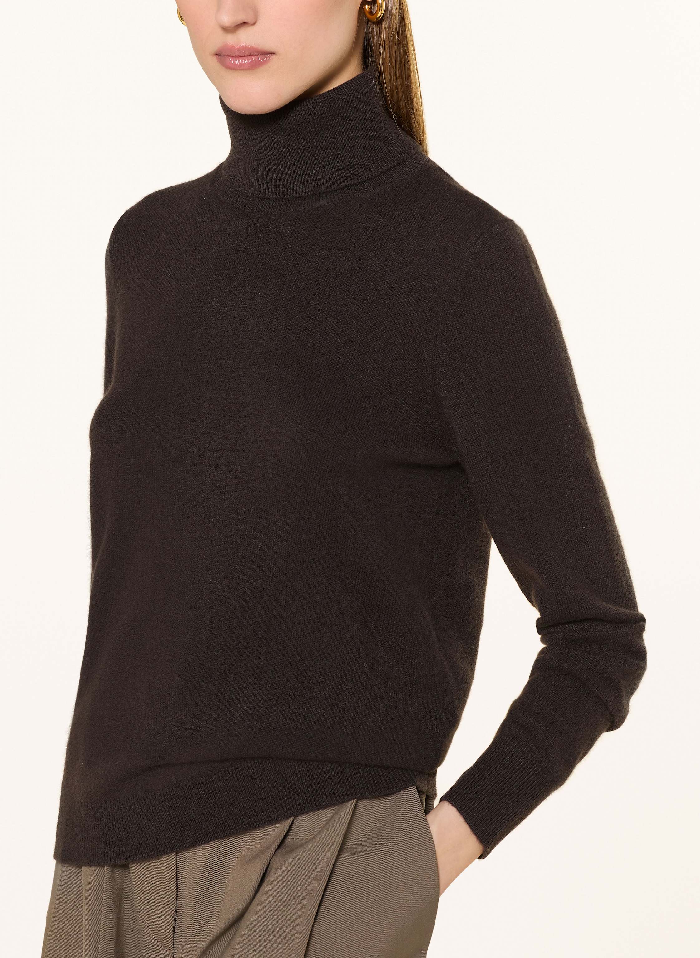 Thumbnail - Lilienfels Rollkragenpullover Aus Cashmere braun