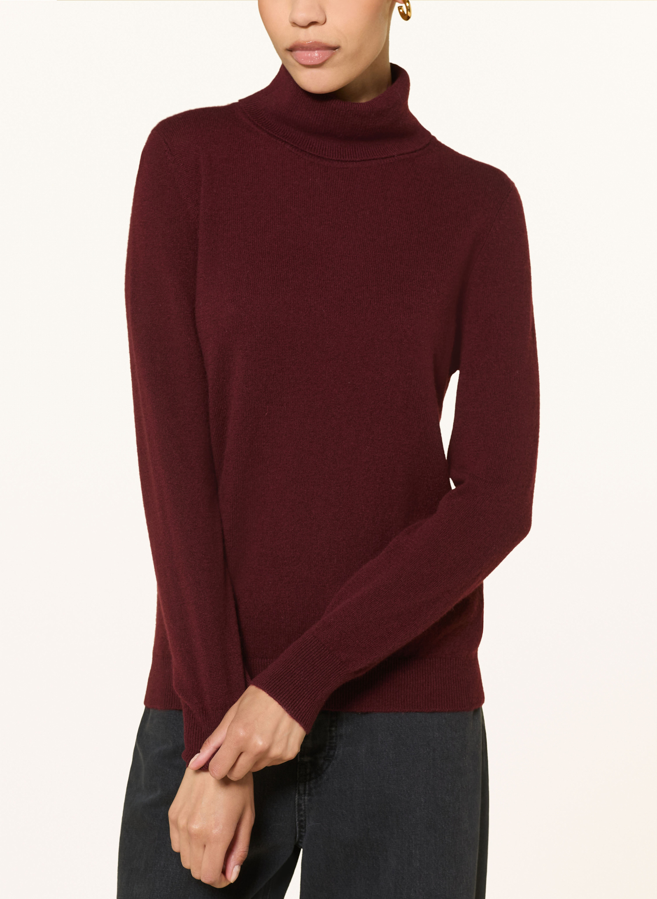 Thumbnail - Lilienfels Rollkragenpullover Aus Cashmere rot