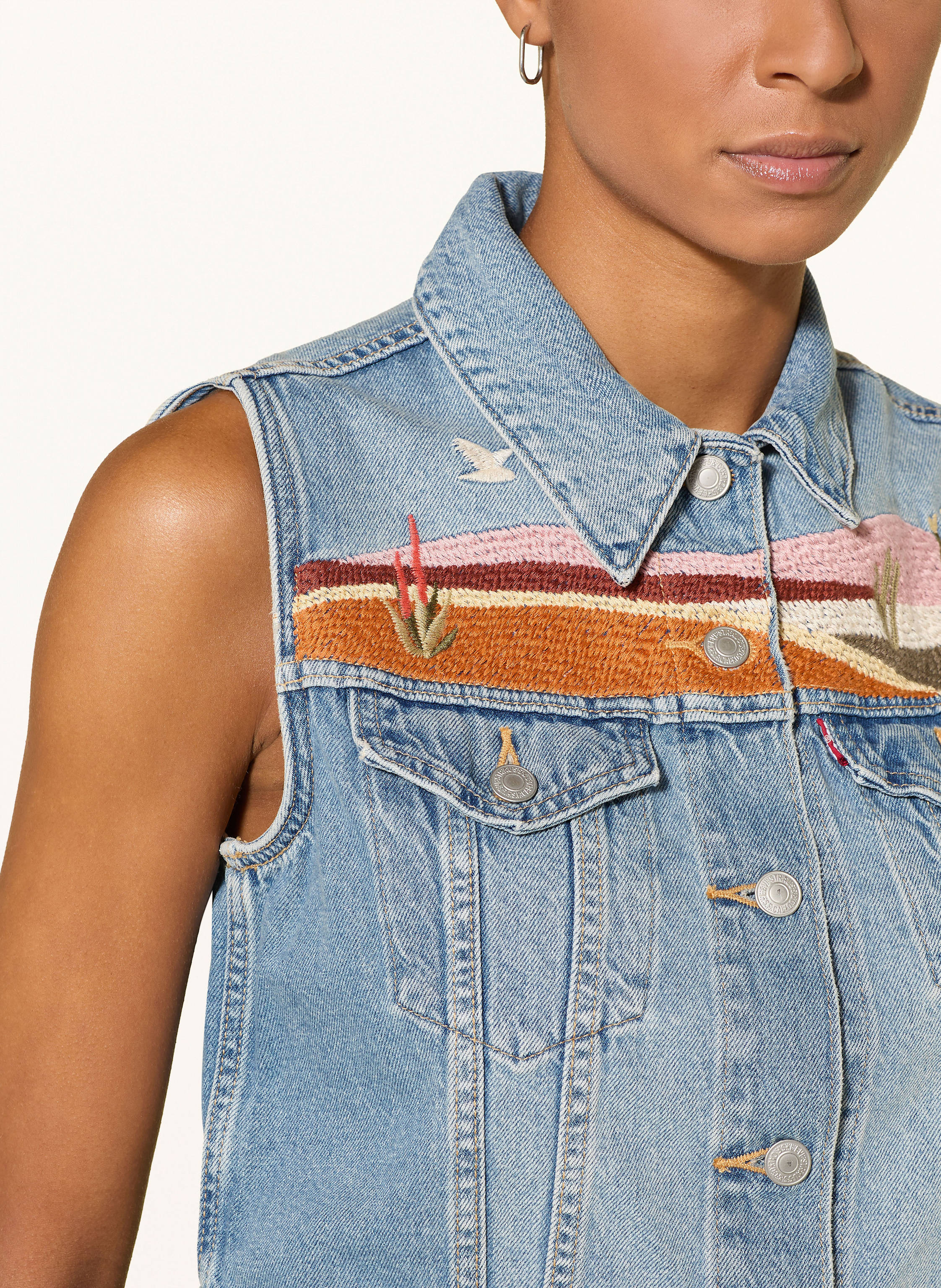 Thumbnail - Levi's® Jeansweste blau