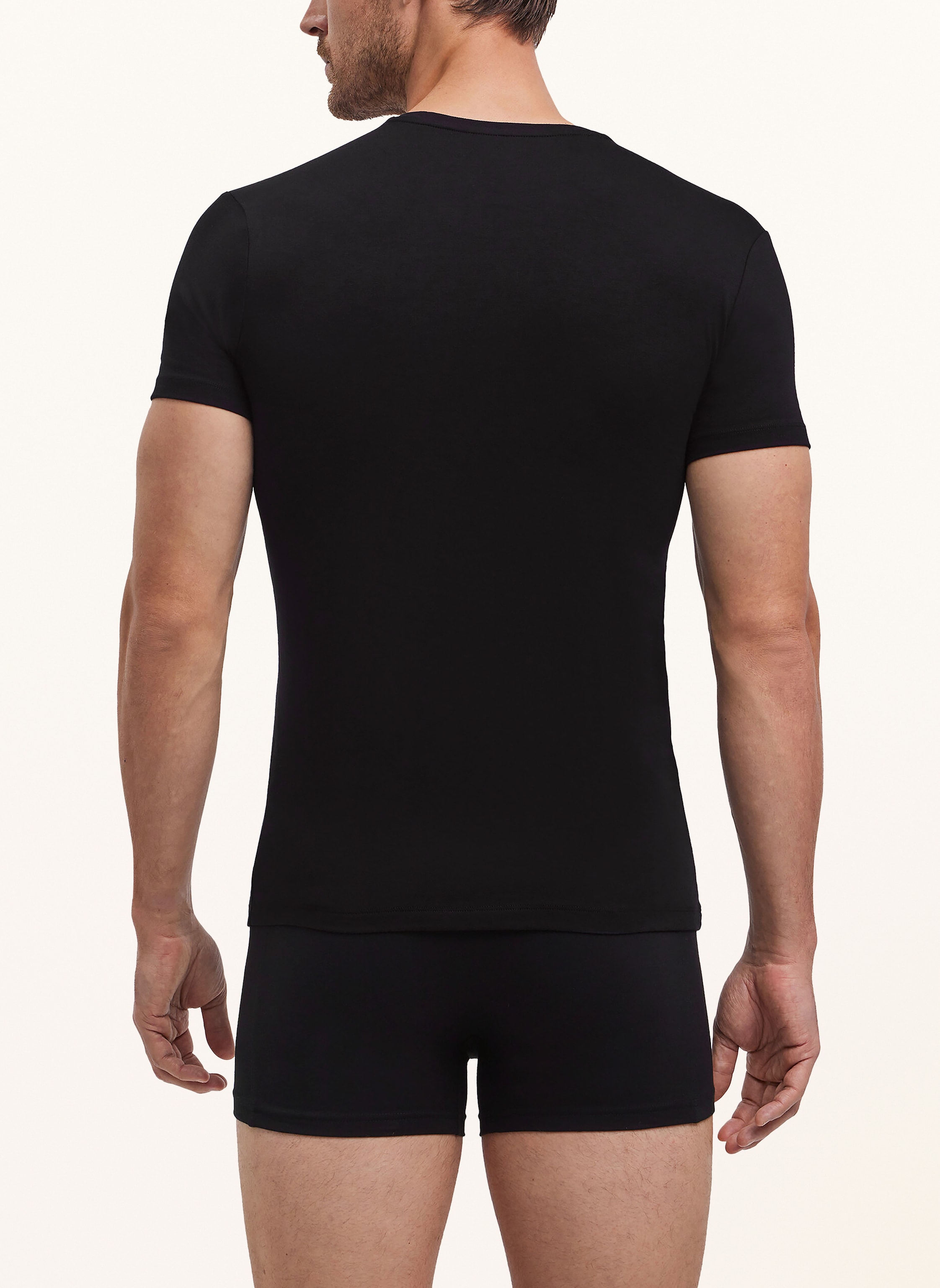 Thumbnail - Falke 2er-Pack T-Shirts Daily Comfort schwarz