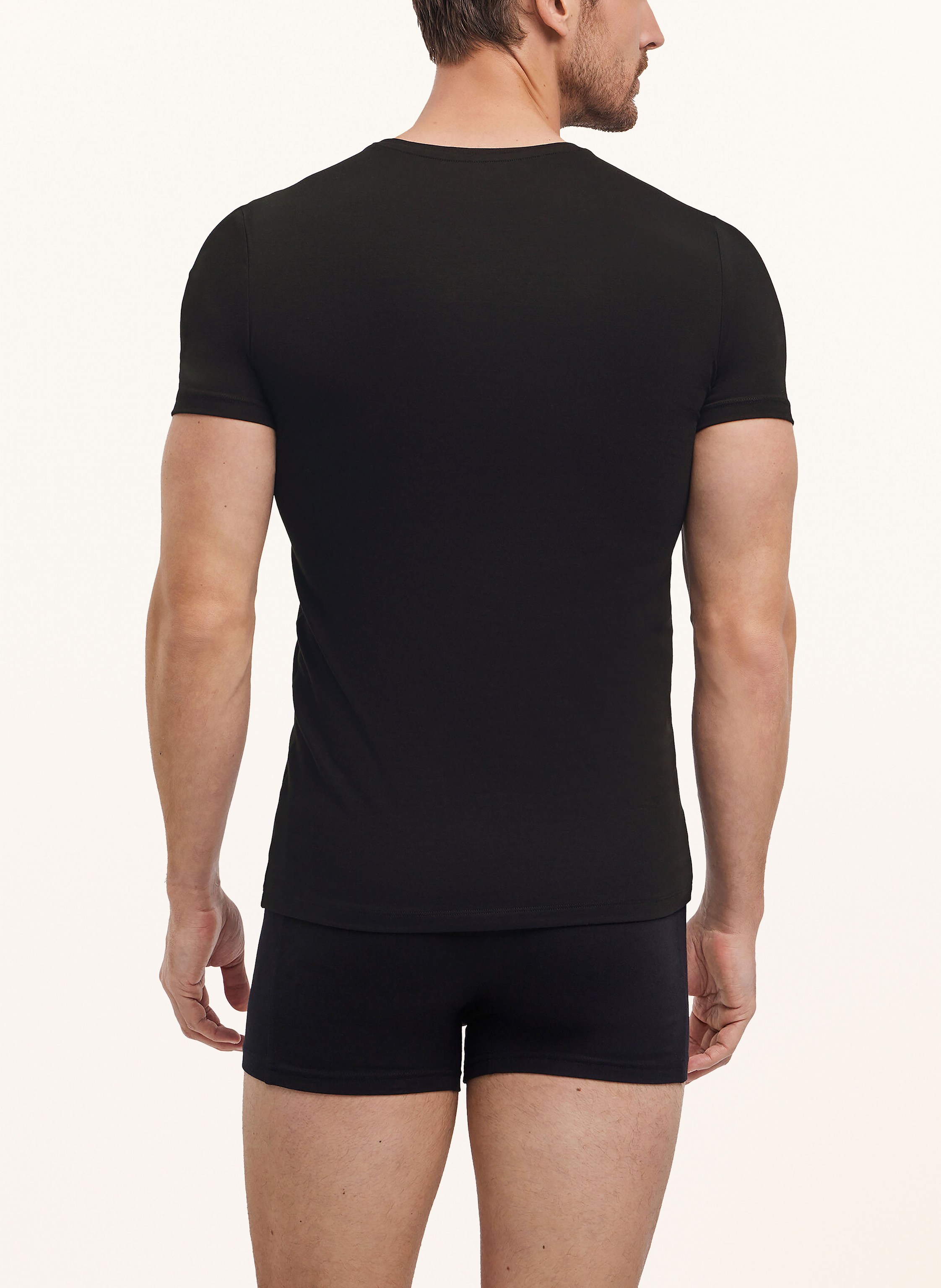 Thumbnail - Falke 2er-Pack V-Shirts Daily Comfort schwarz