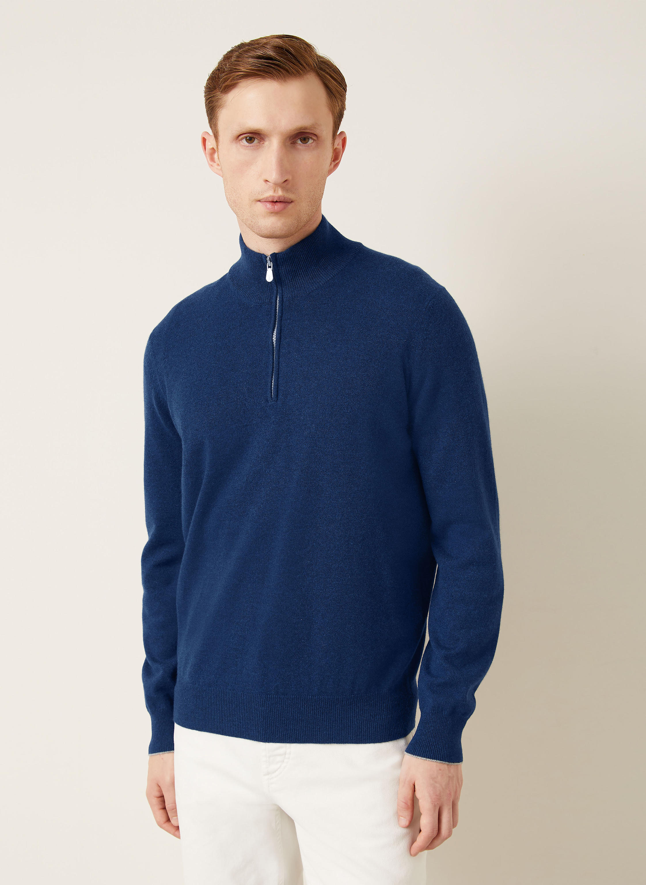 Thumbnail - Brunello Cucinelli Cashmere-Troyer blau