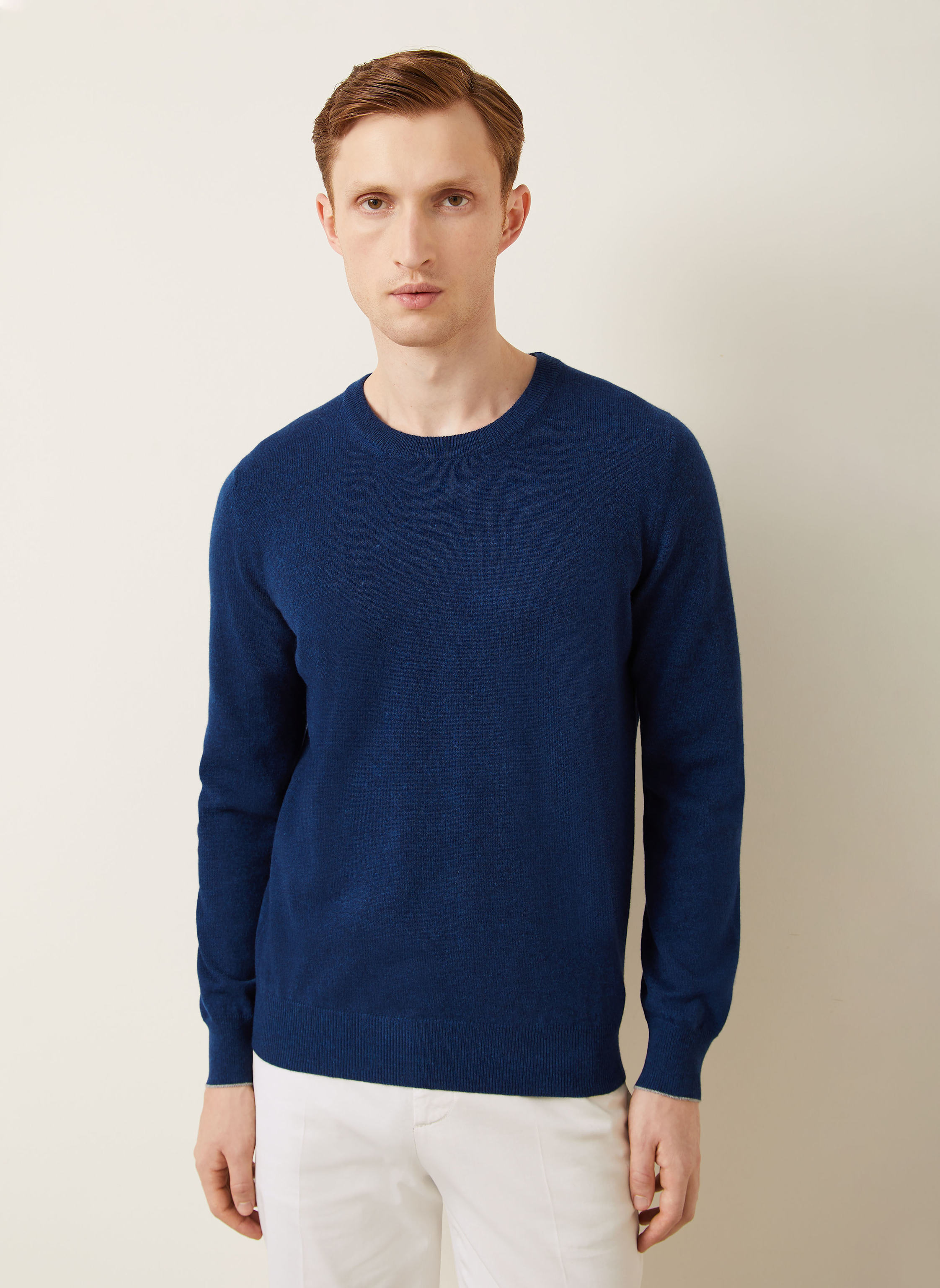 Thumbnail - Brunello Cucinelli Cashmere-Pullover blau