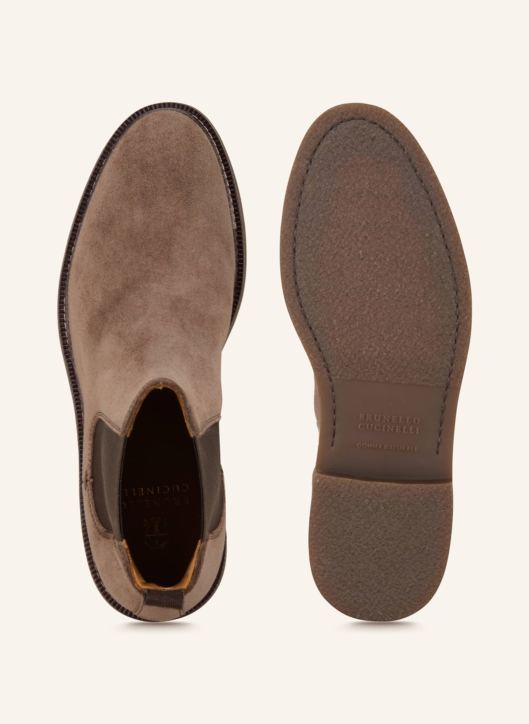 Thumbnail - Brunello Cucinelli Chelsea-Boots braun