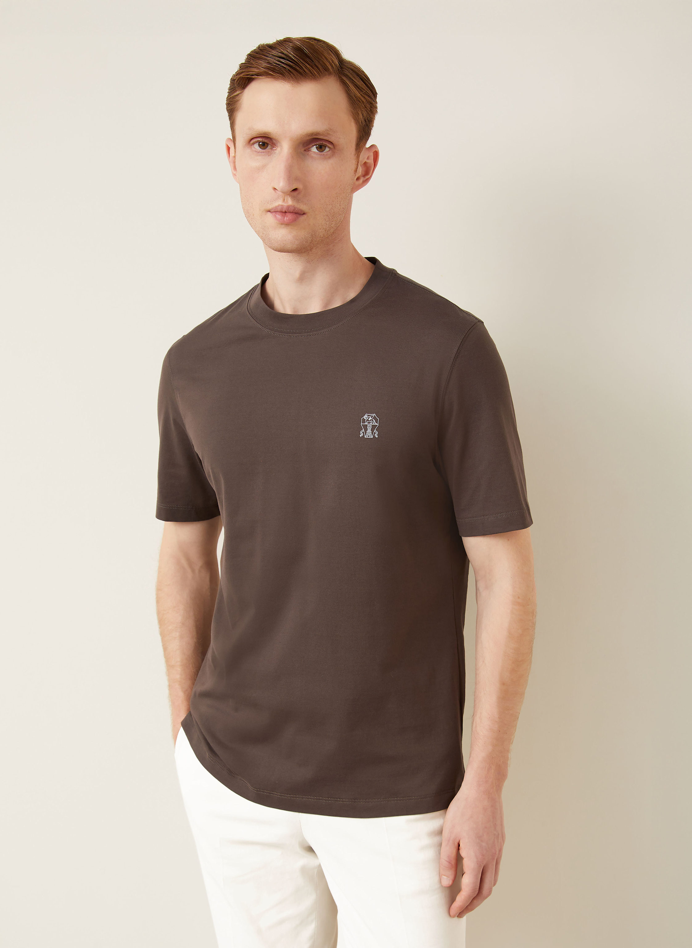 Thumbnail - Brunello Cucinelli T-Shirt braun
