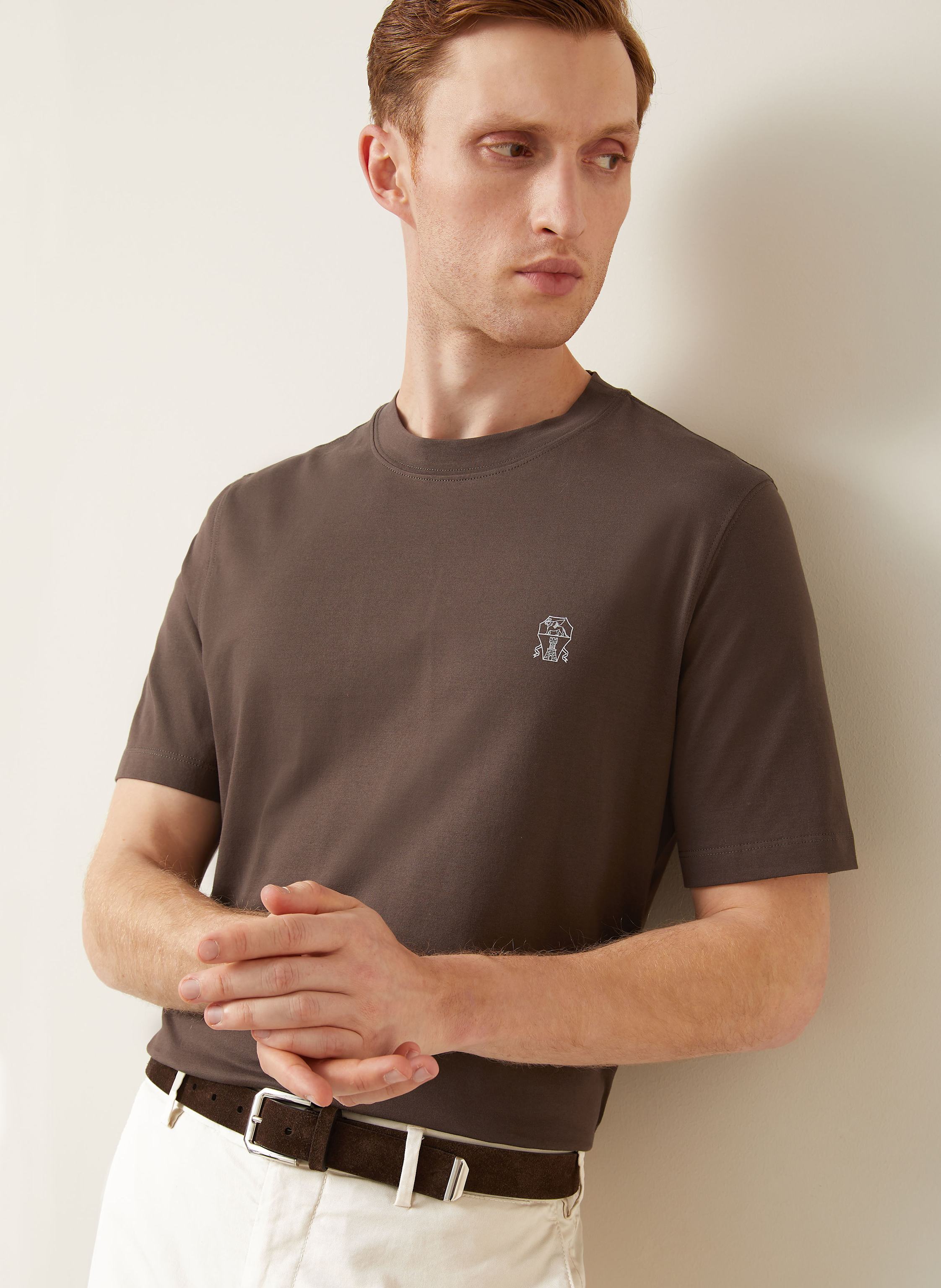 Thumbnail - Brunello Cucinelli T-Shirt braun