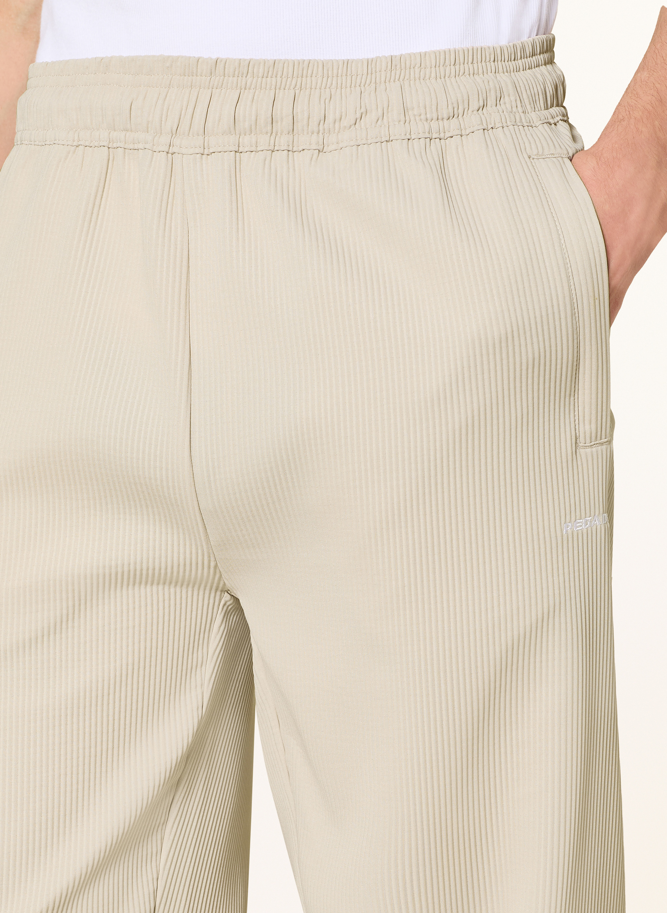 Thumbnail - Pegador Hose Troy Im Jogging-Stil Regular Fit beige