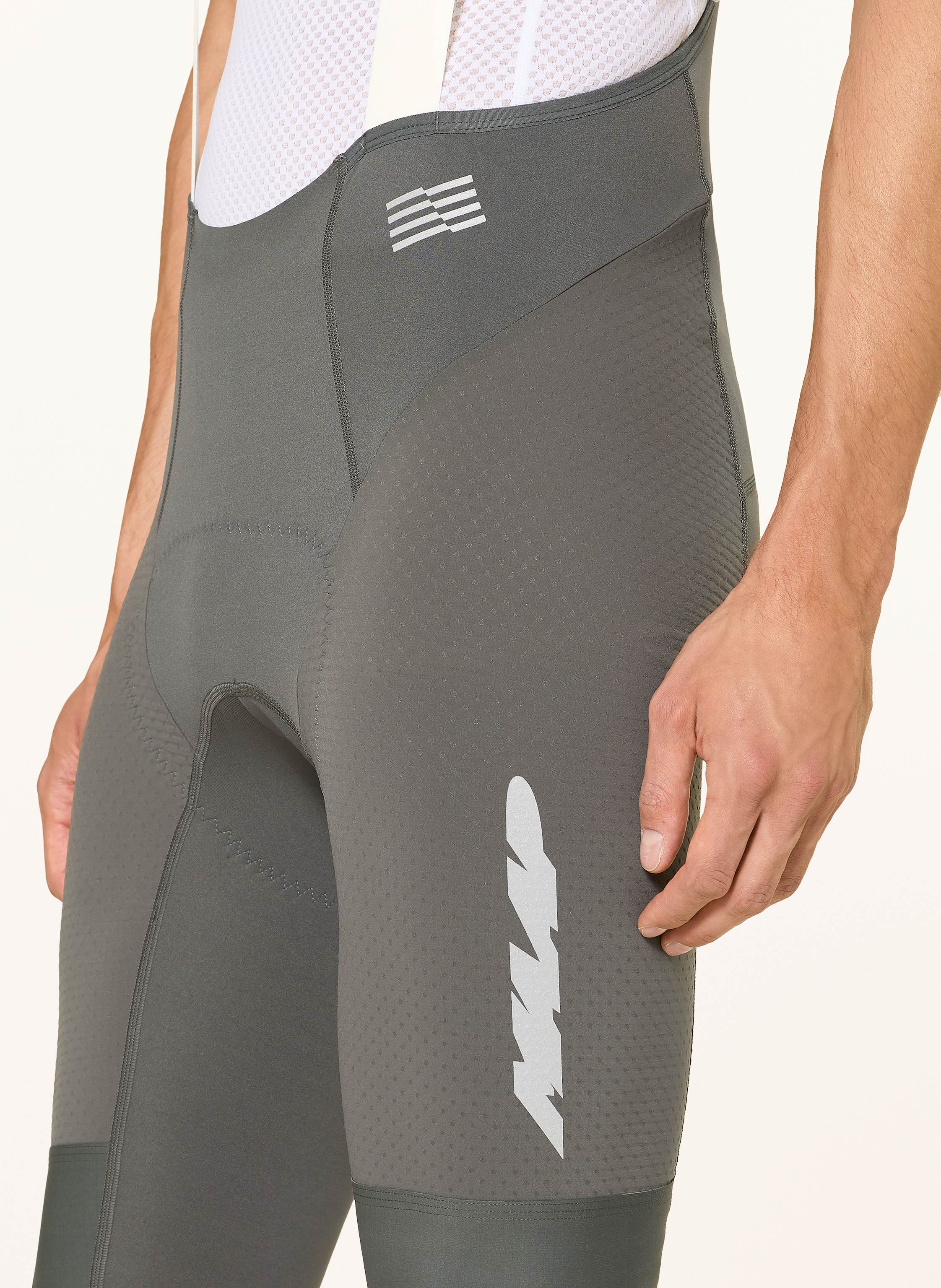 Thumbnail - Maap Radhose Eclipse Pro Bib 2.0 Mit Trägern Und Gepolstertem Einsatz grau