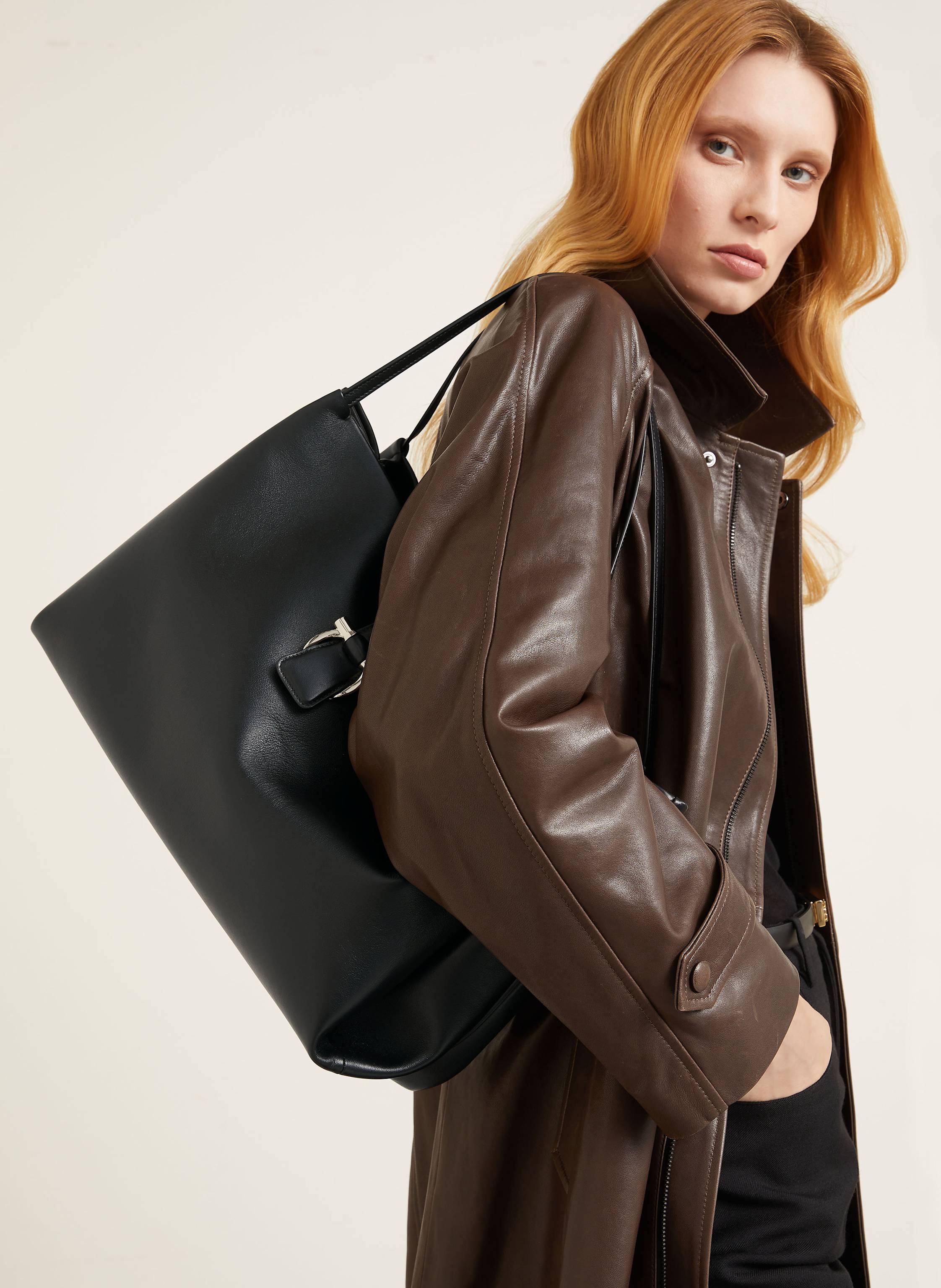 Thumbnail - Ferragamo Shopper schwarz