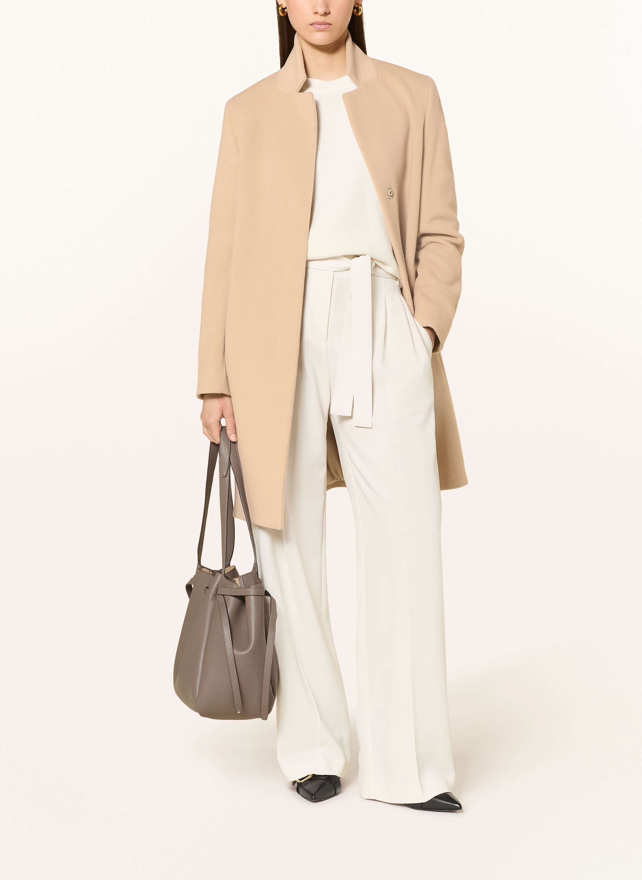 Thumbnail - Tory Burch Shopper Romy beige