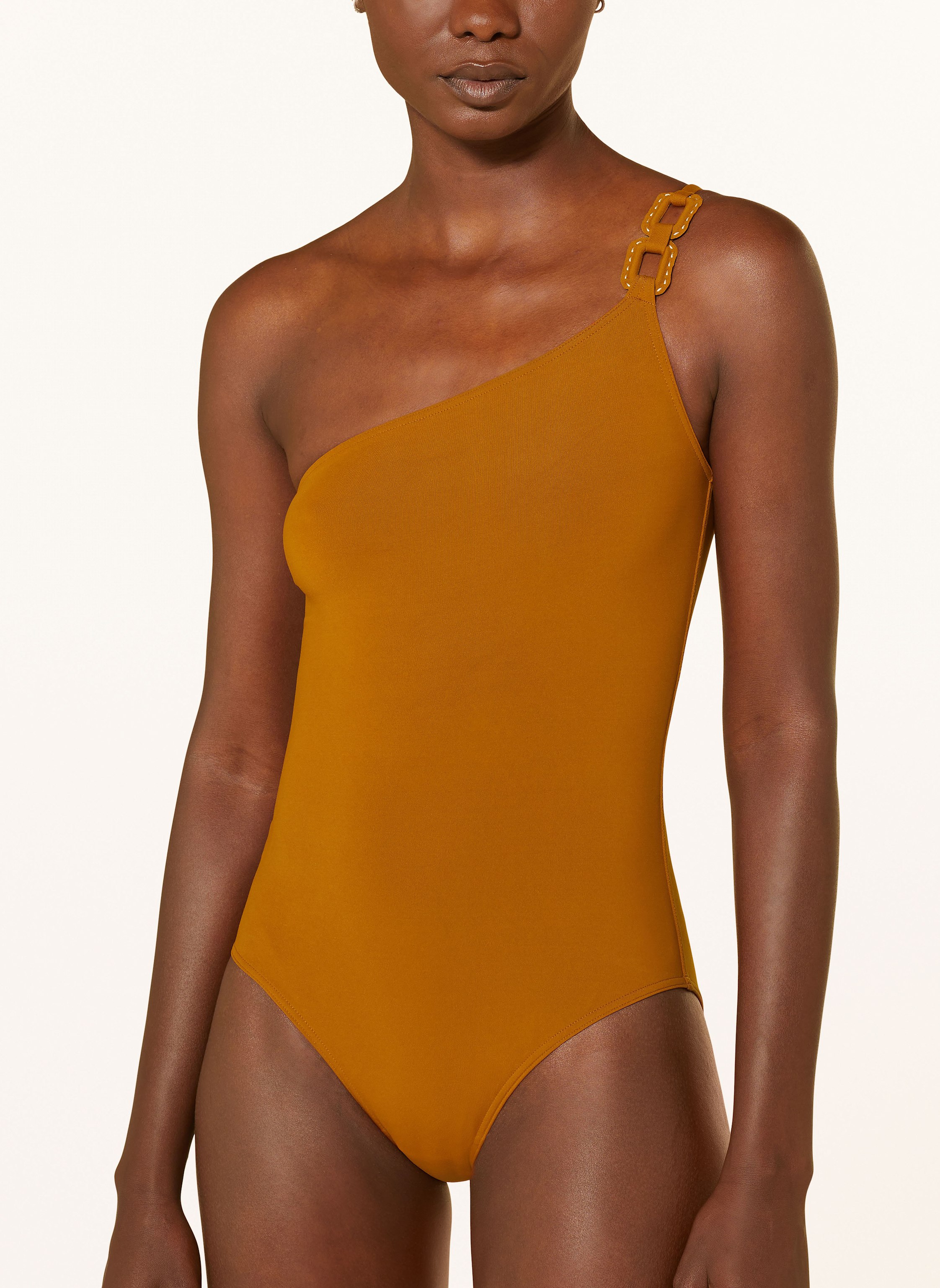 Thumbnail - Eres One-Shoulder-Badeanzug Plaisance braun