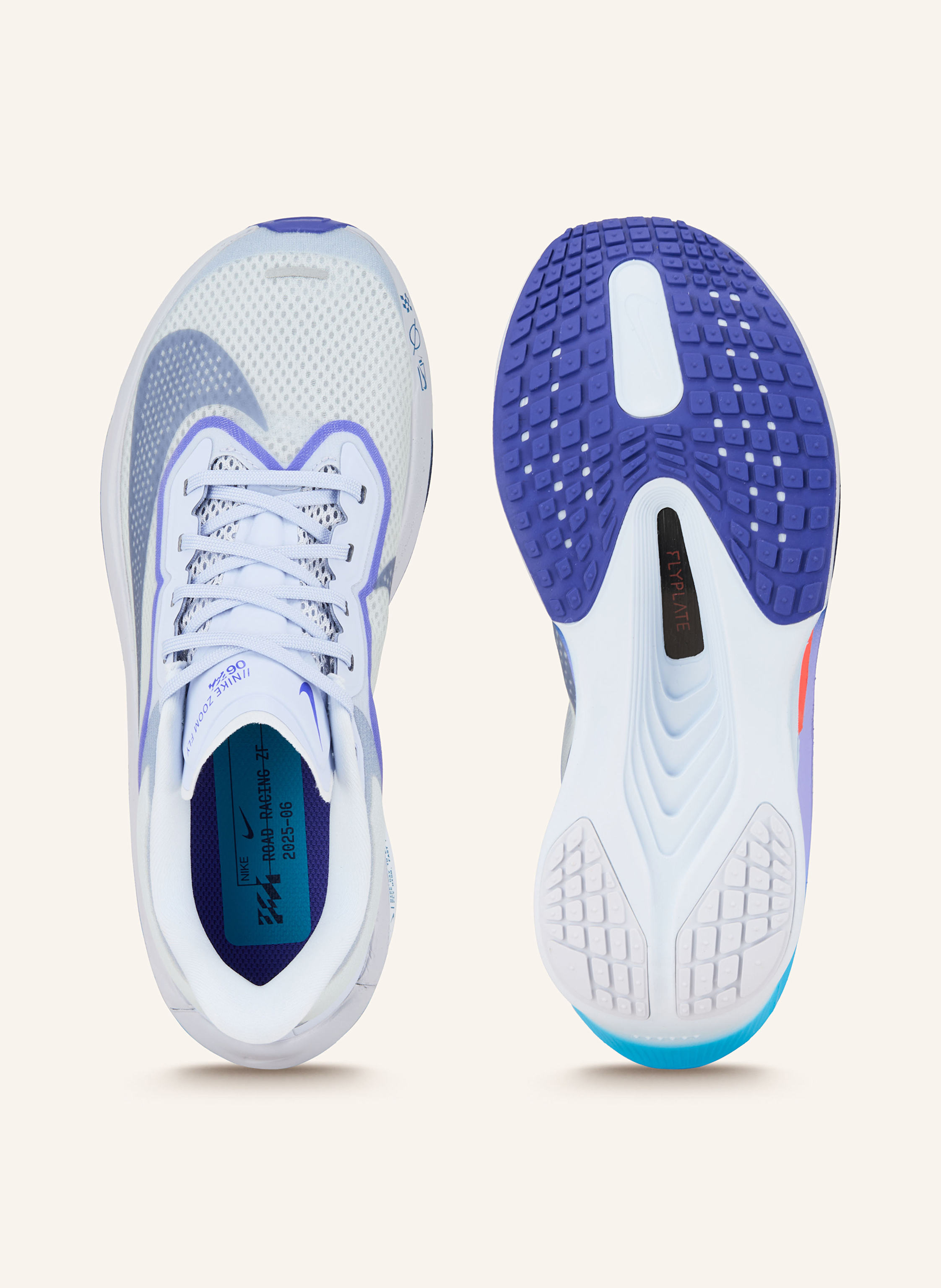 Thumbnail - Nike Laufschuhe Zoom Fly 6 grau