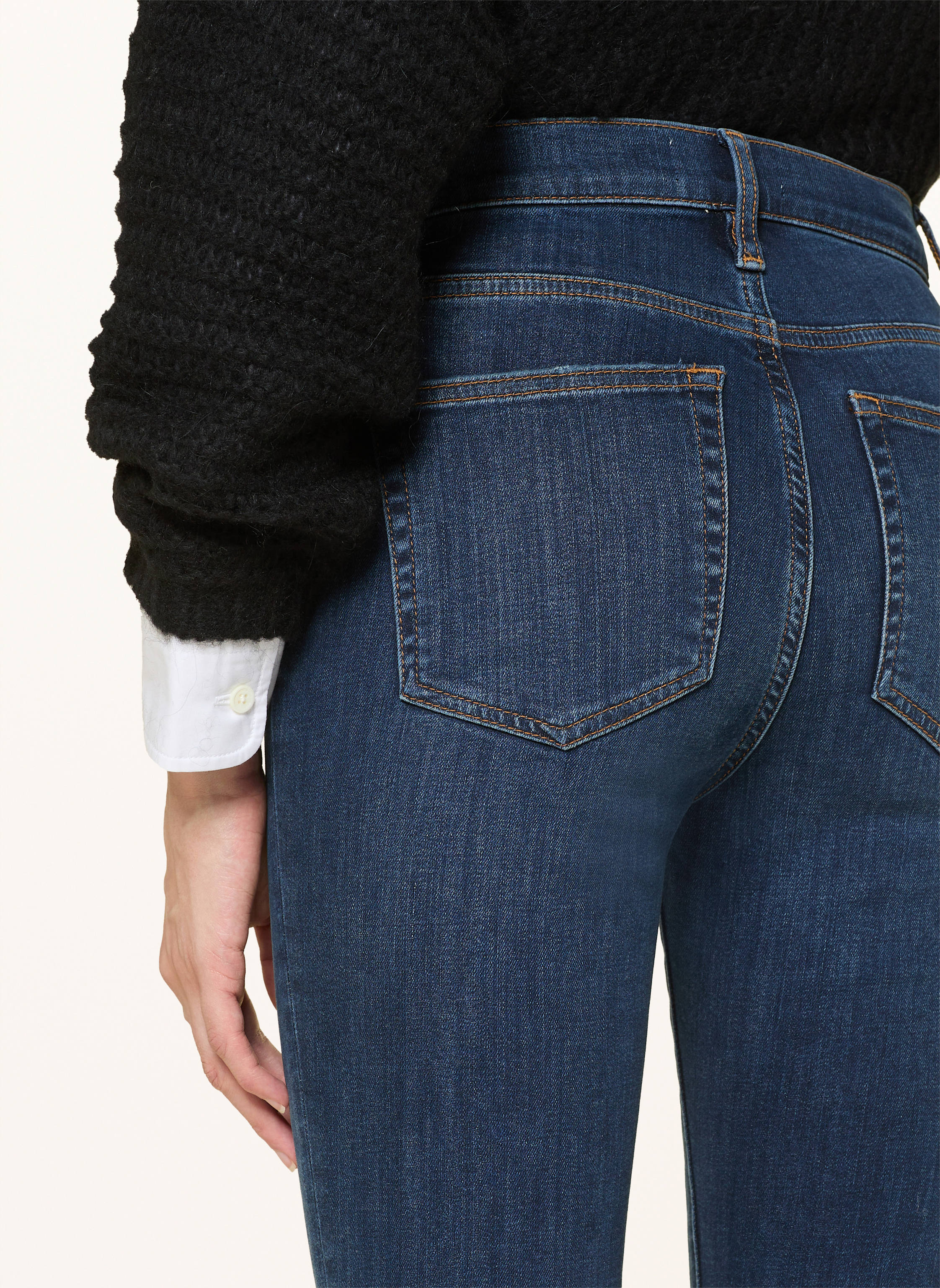 Thumbnail - Frame Skinny Jeans Le High Skinny blau