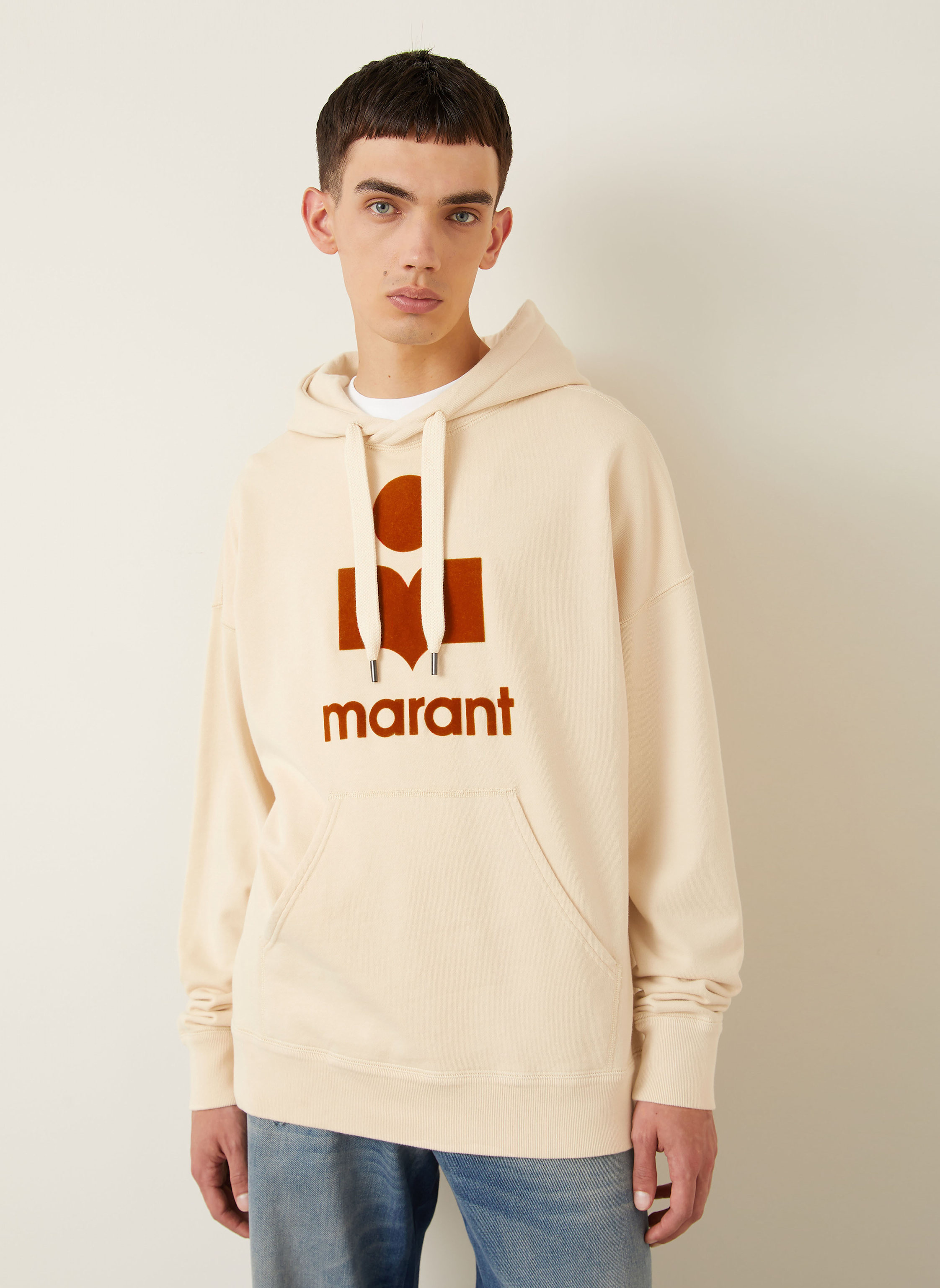 Thumbnail - Isabel Marant Hoodie Miley beige