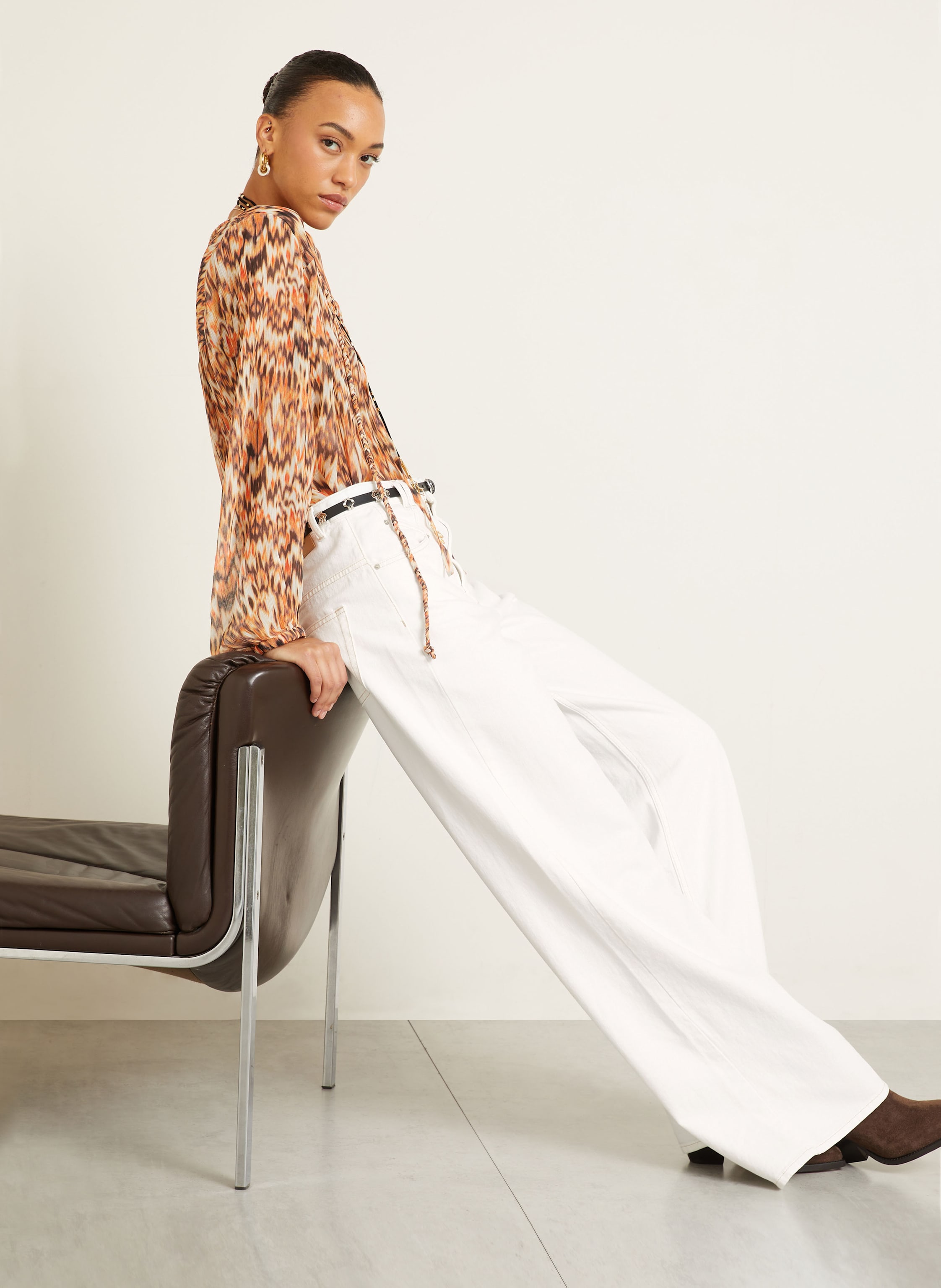 Thumbnail - Isabel Marant Straight Jeans Lemony-Gb weiss