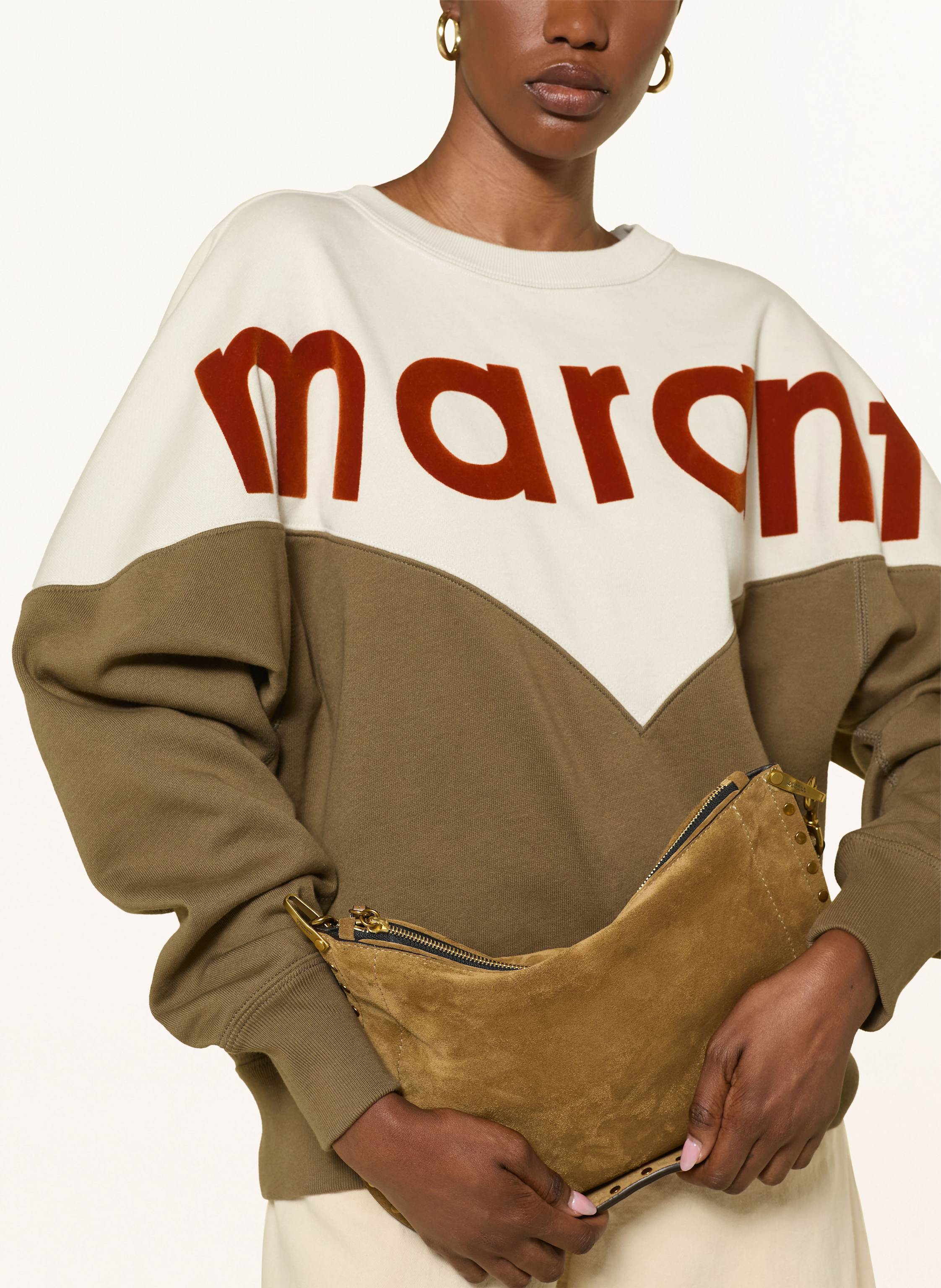Thumbnail - Marant Étoile Sweatshirt Houston gruen