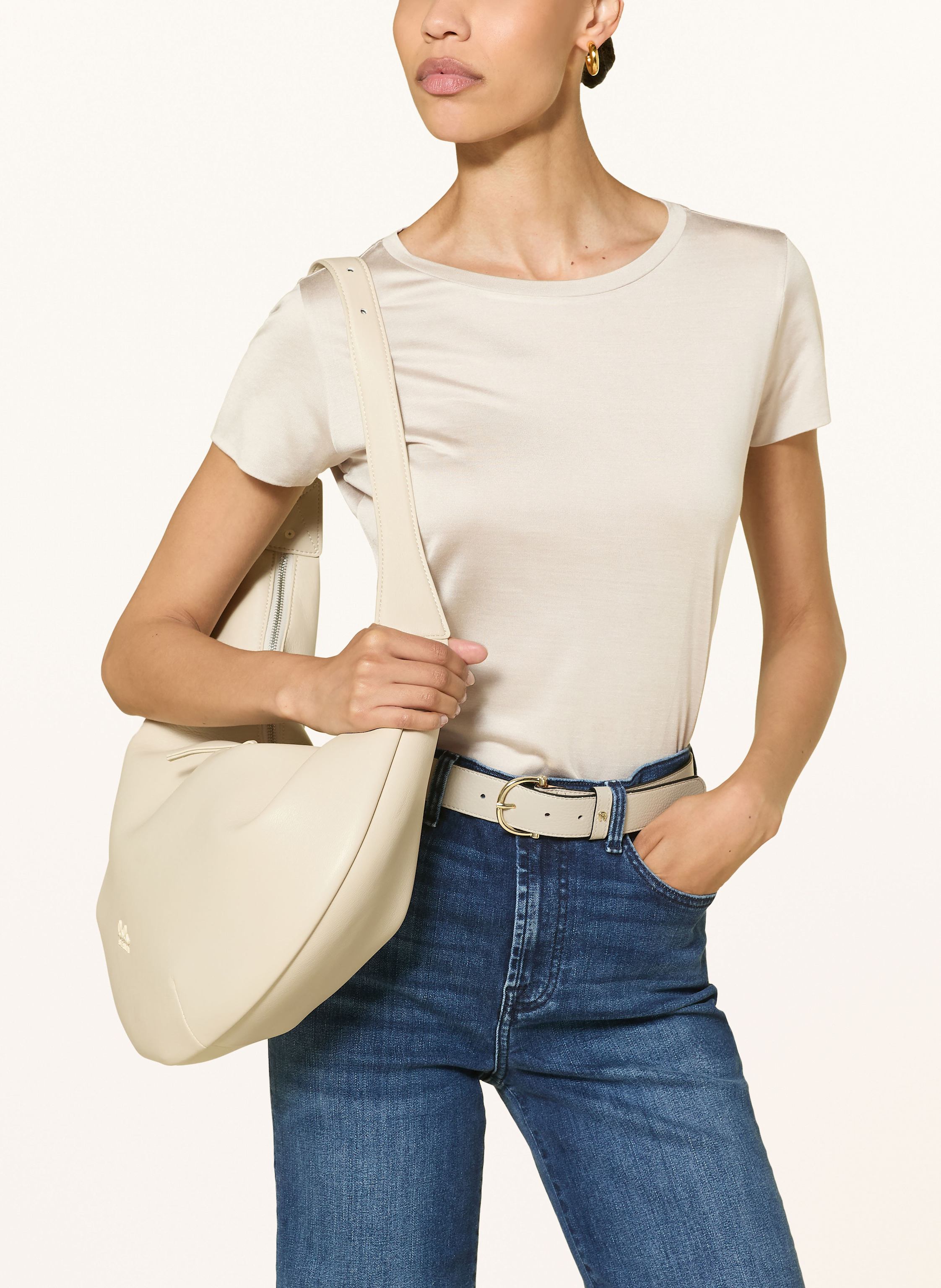 Thumbnail - Stefan Brandt T-Shirt Aus Seide beige