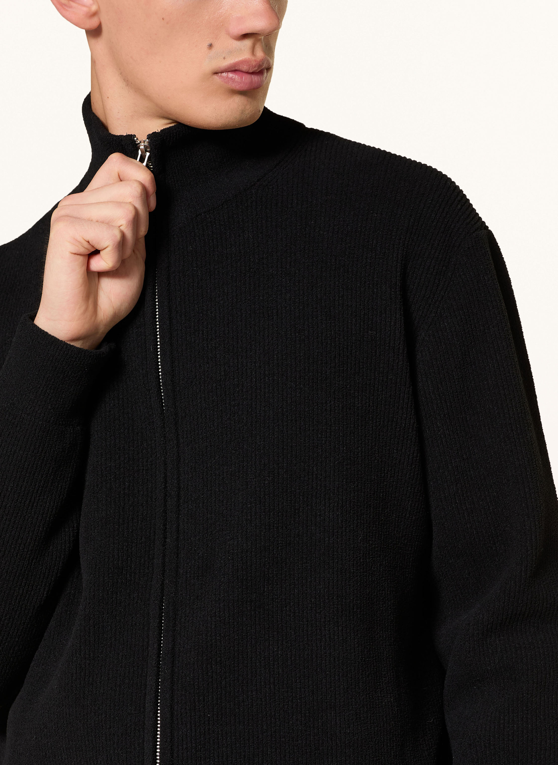 Thumbnail - Nn.07 Strickjacke Danny schwarz