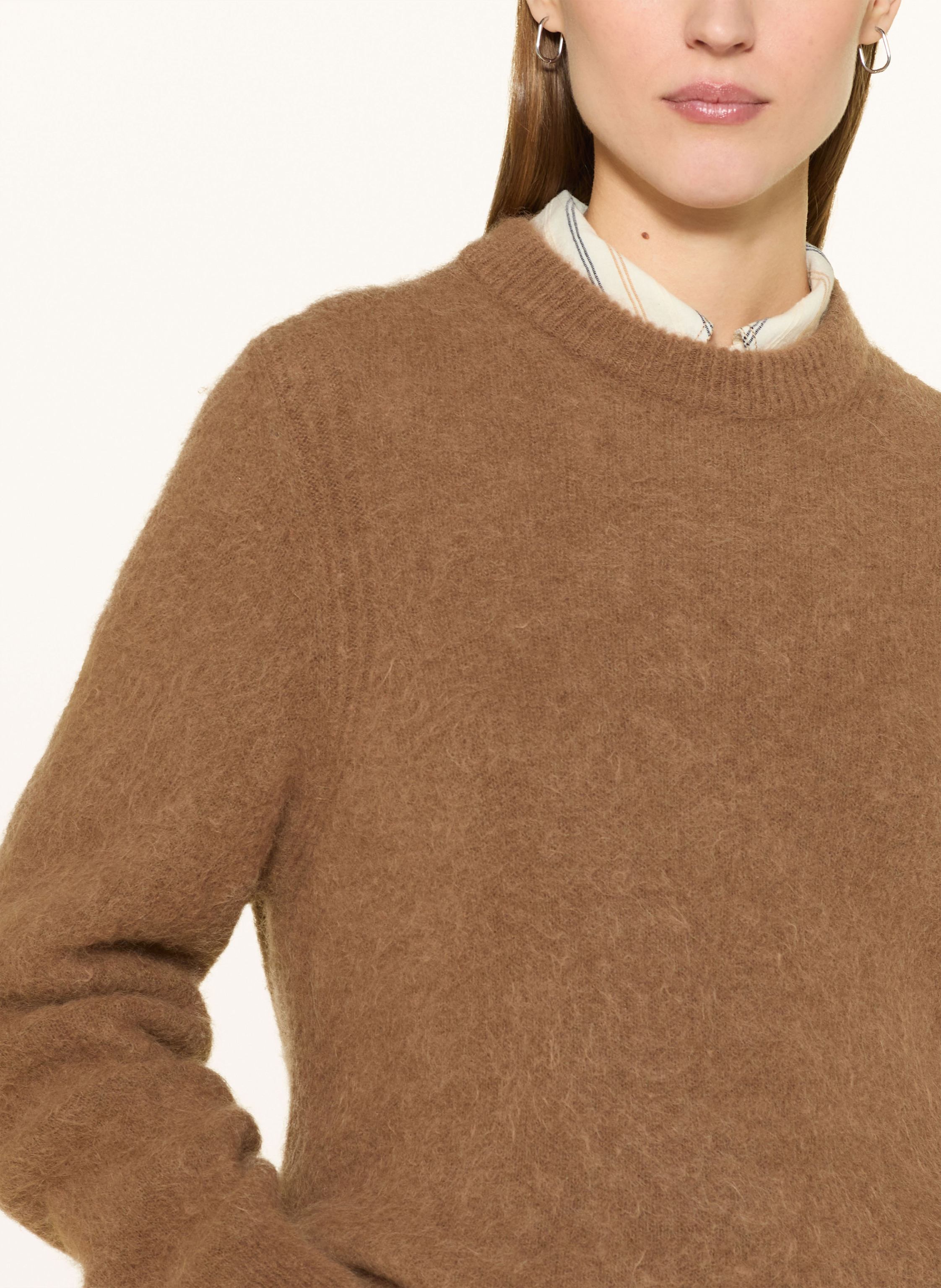 Thumbnail - Bakaree Pullover Corvara Mit Alpaka braun