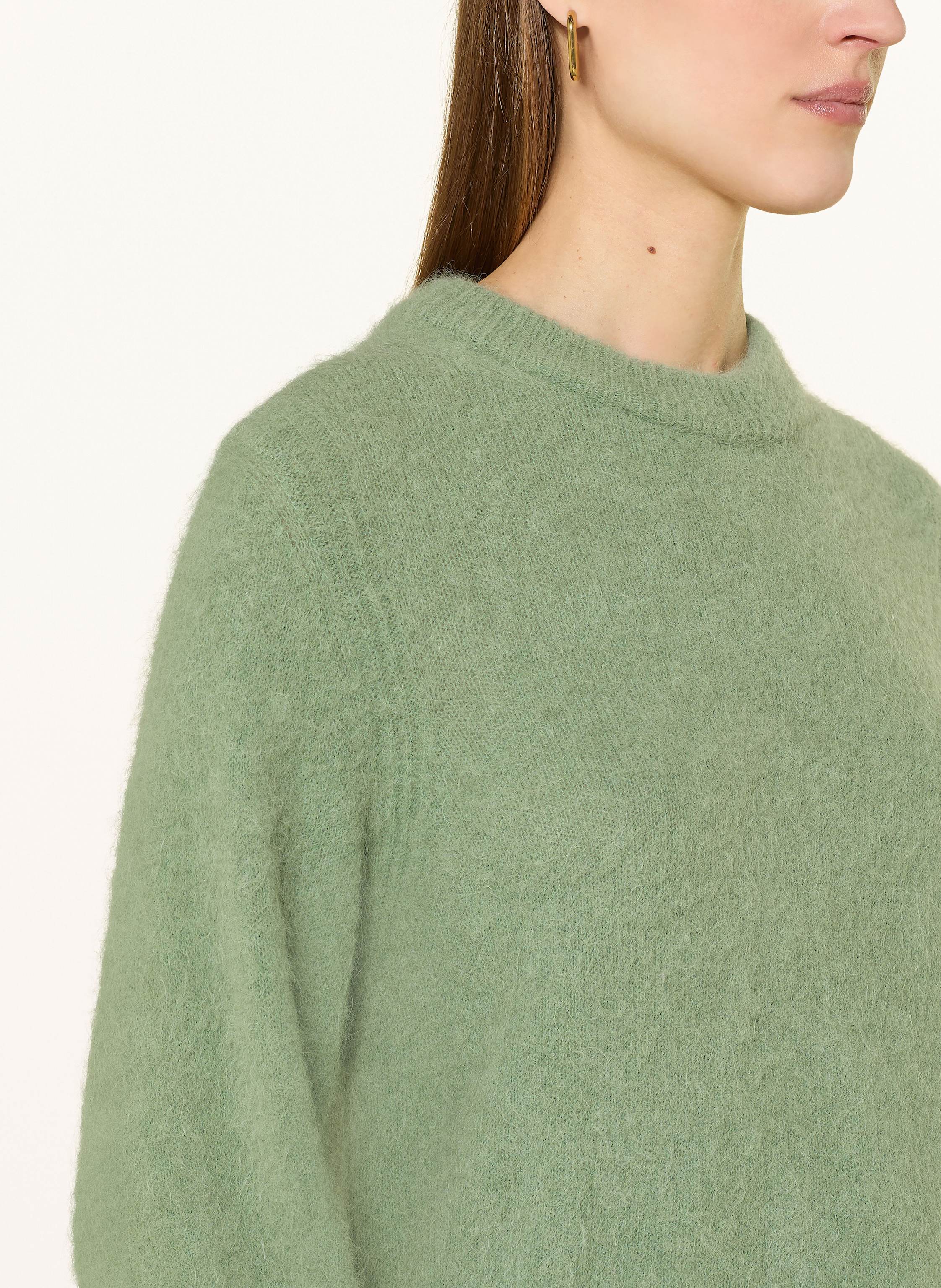 Thumbnail - Bakaree Pullover Corvara Mit Alpaka gruen