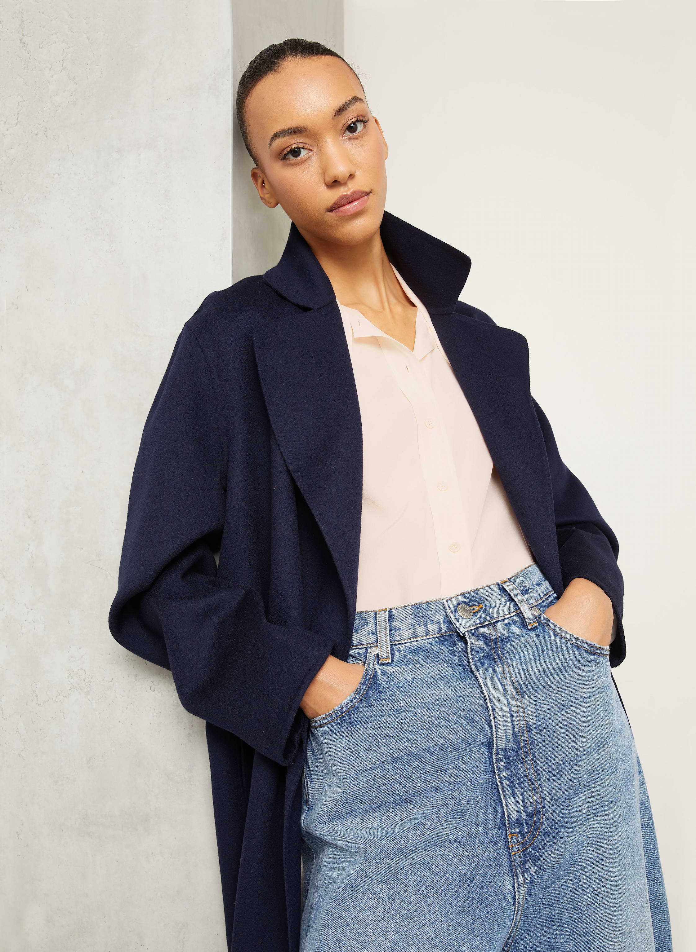 Thumbnail - Stella Mccartney Wollmantel blau