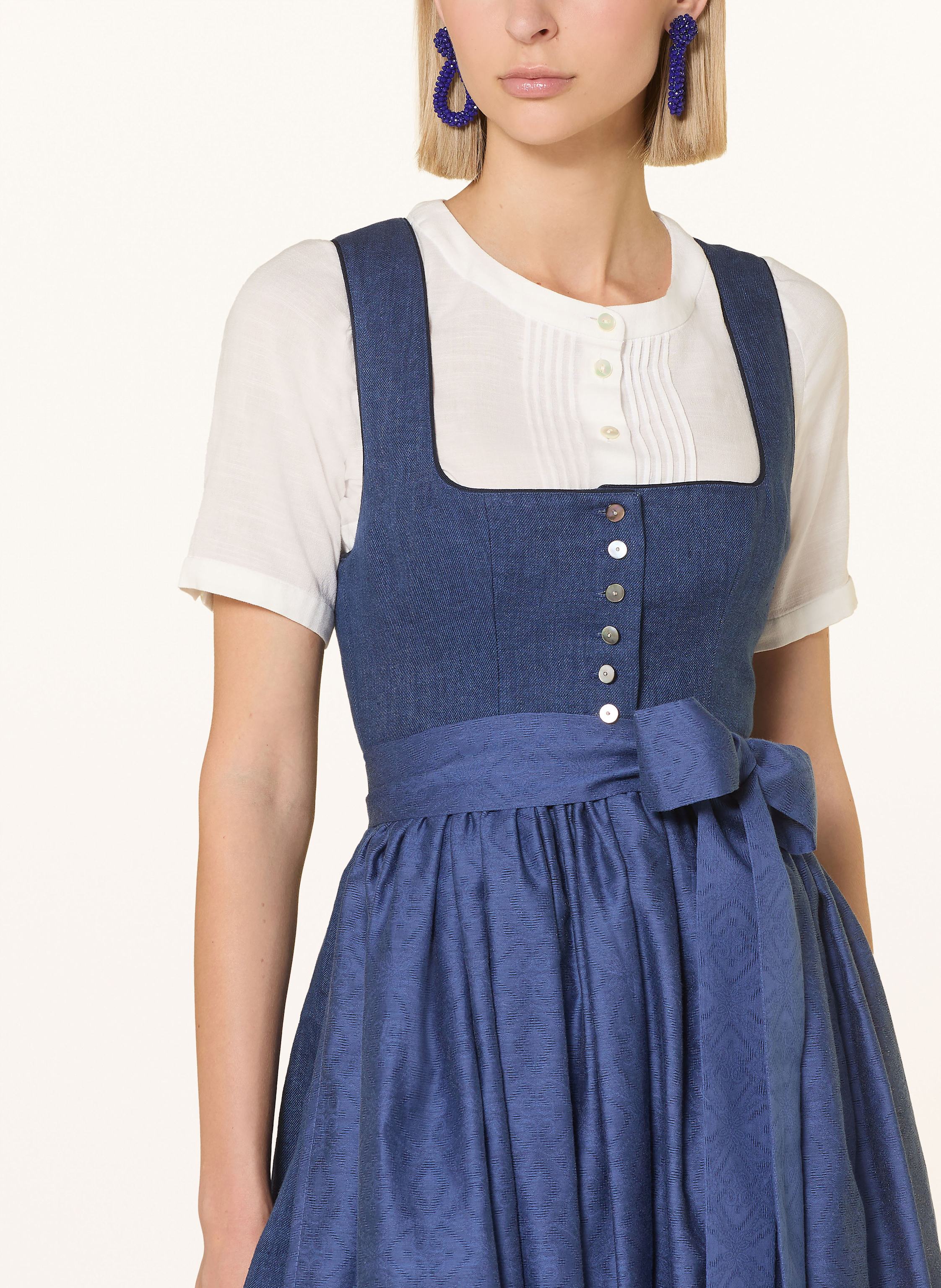 Thumbnail - Grasegger Leinen-Dirndl Brianna blau
