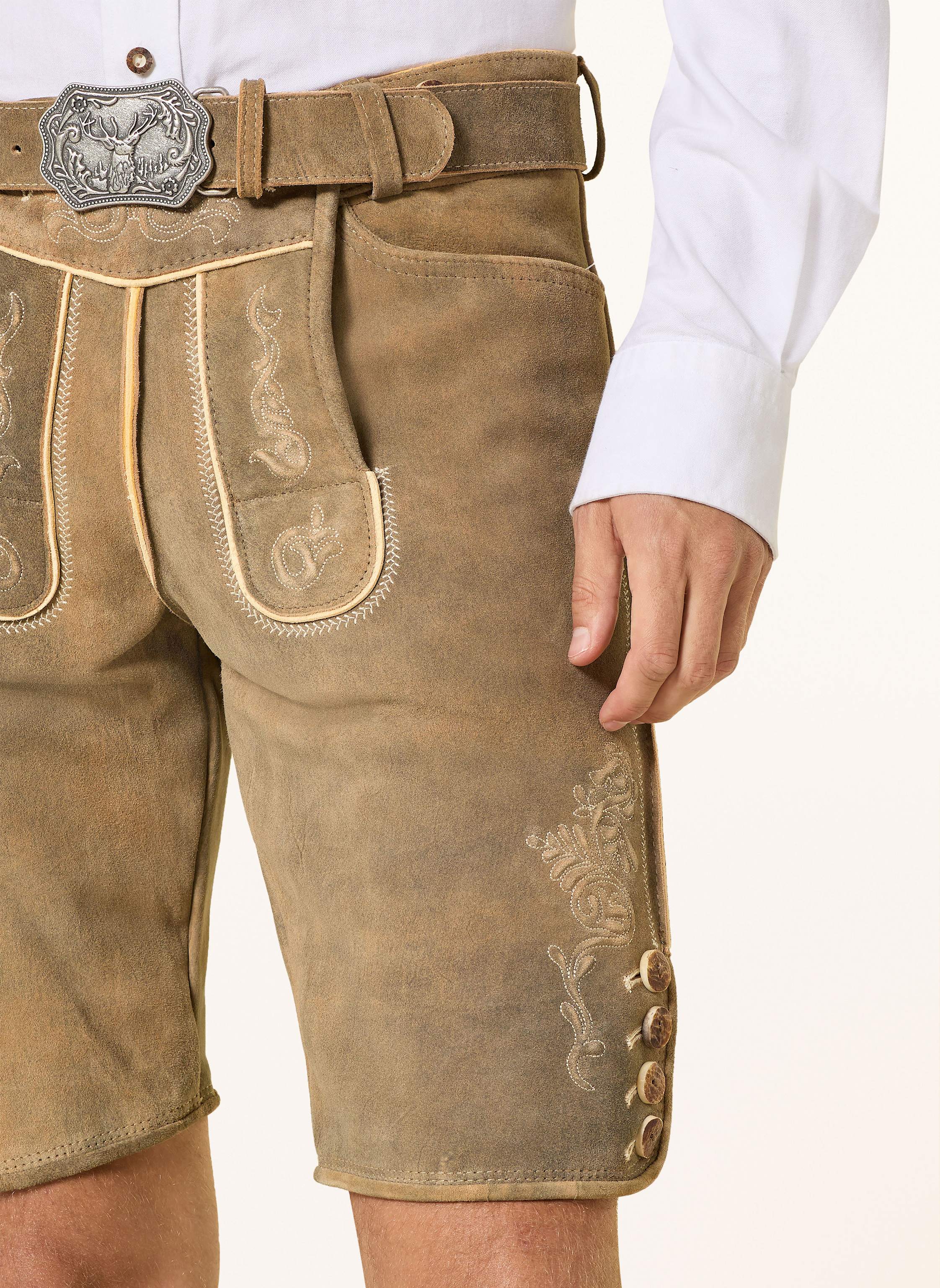 Thumbnail - Hirscher Trachten-Lederhose Neuburg braun