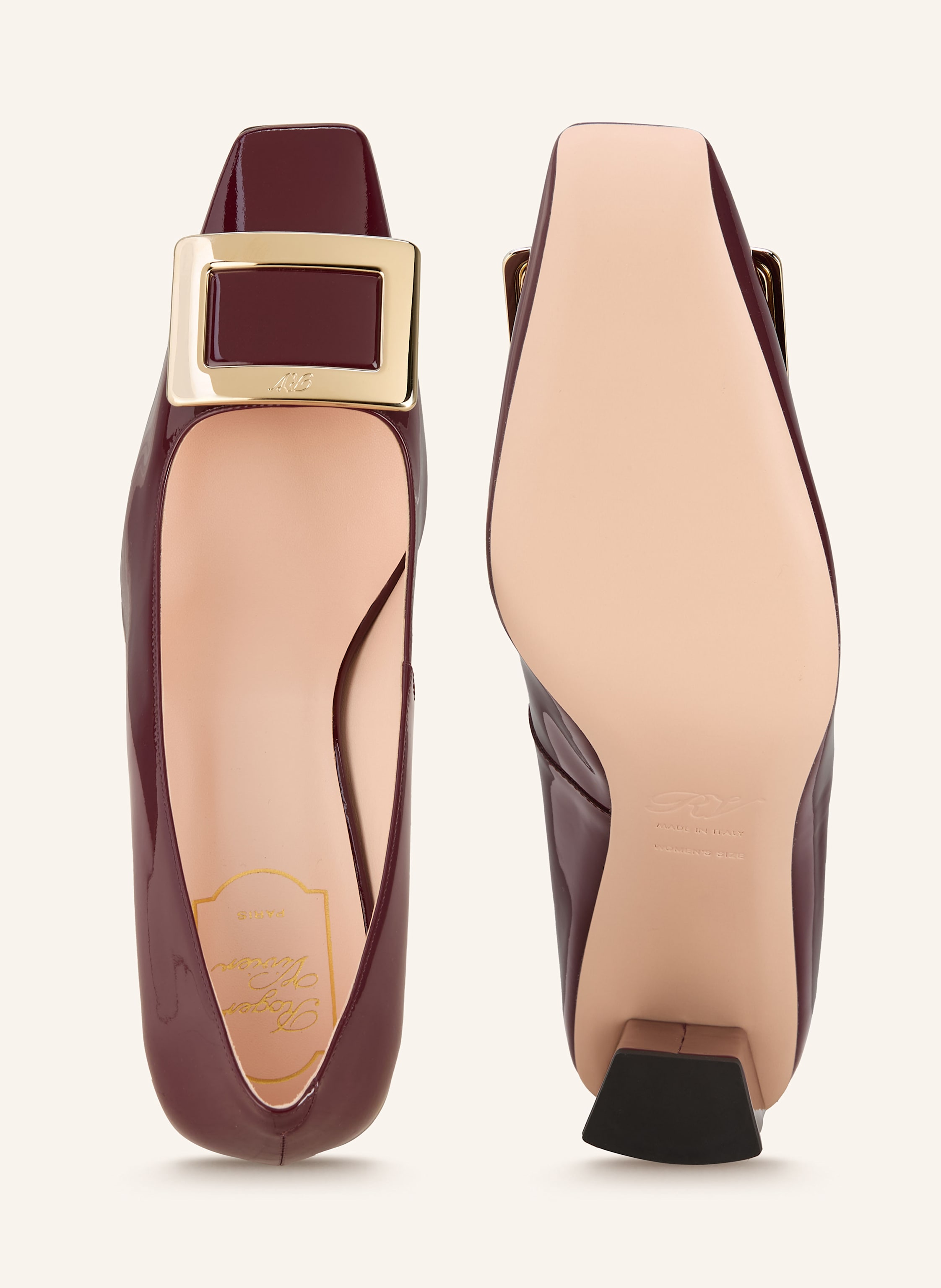 Thumbnail - Roger Vivier Lack-Pumps Belle Vivier rot
