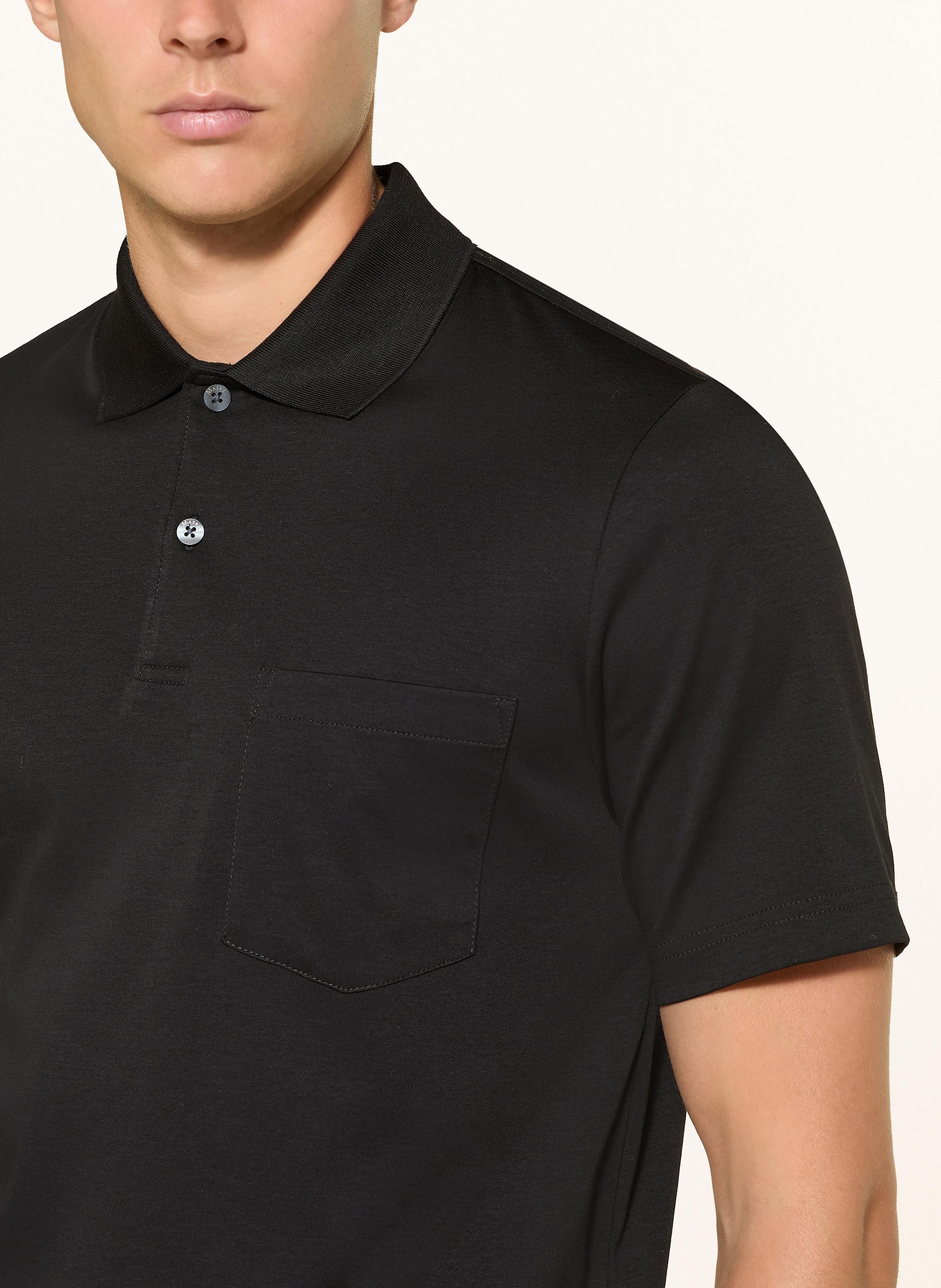Thumbnail - Maerz Muenchen Jersey-Poloshirt schwarz