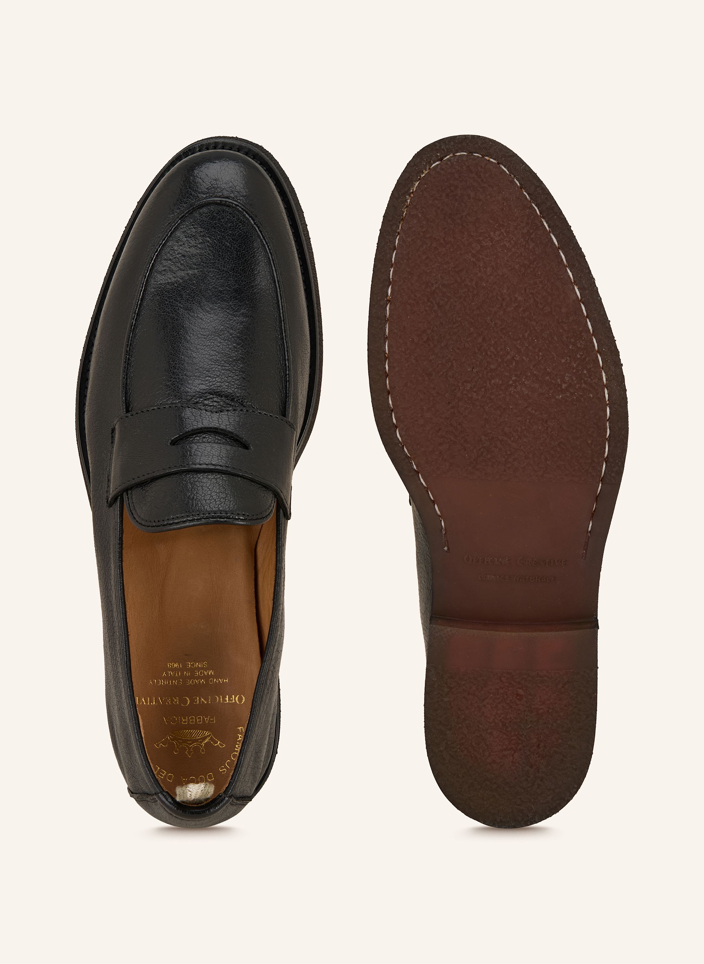 Thumbnail - Officine Creative Penny-Loafer Opera Flexi/101 schwarz