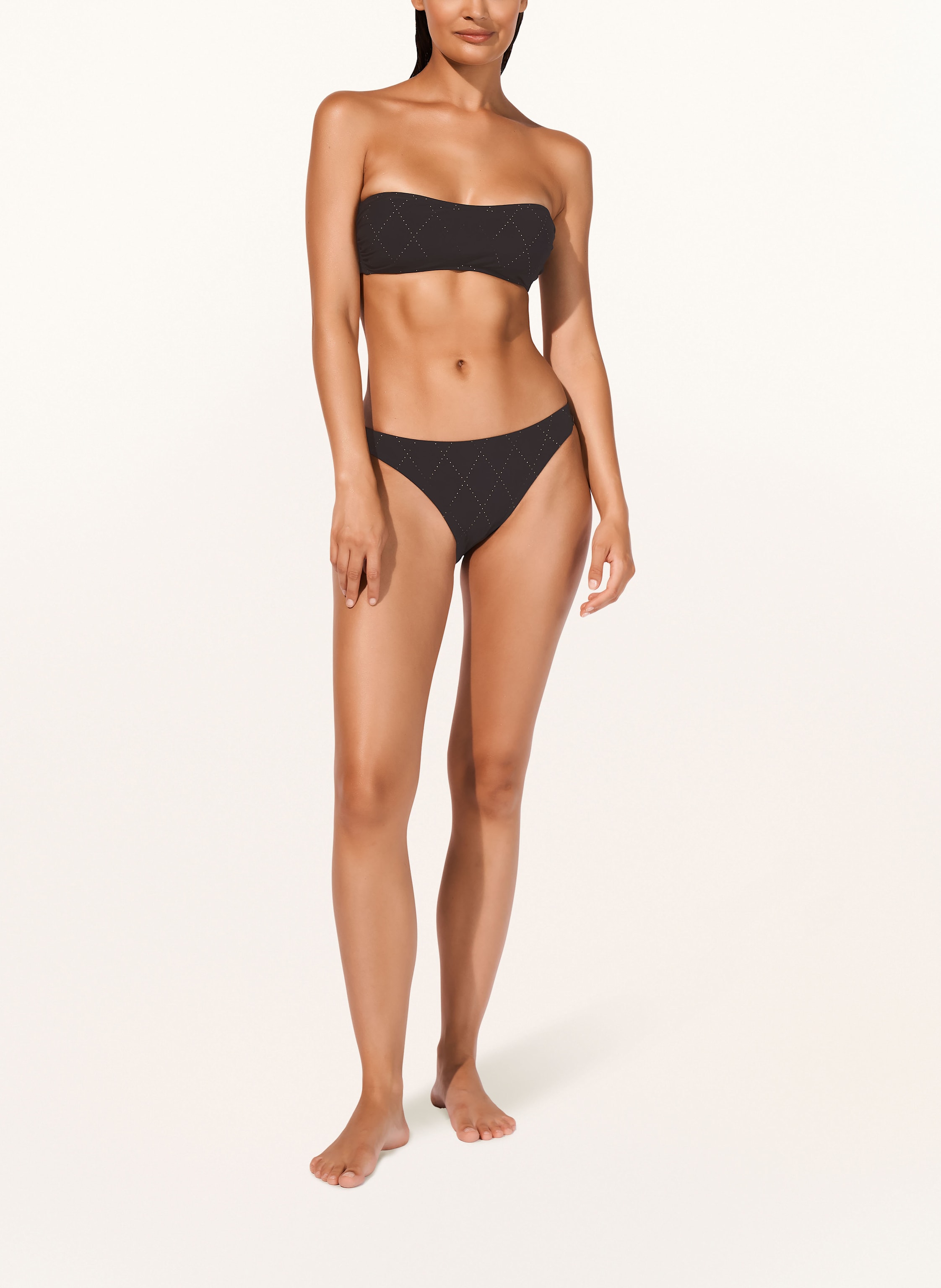 Thumbnail - Maryan Mehlhorn Bandeau-Bikini-Top Noircraft schwarz