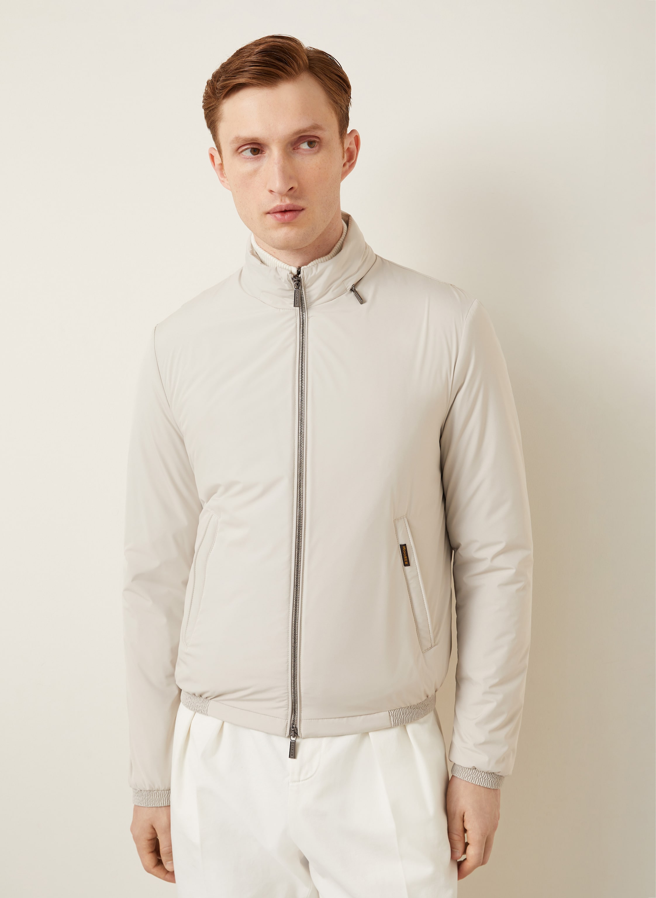 Thumbnail - Moorer Blouson Stazio beige
