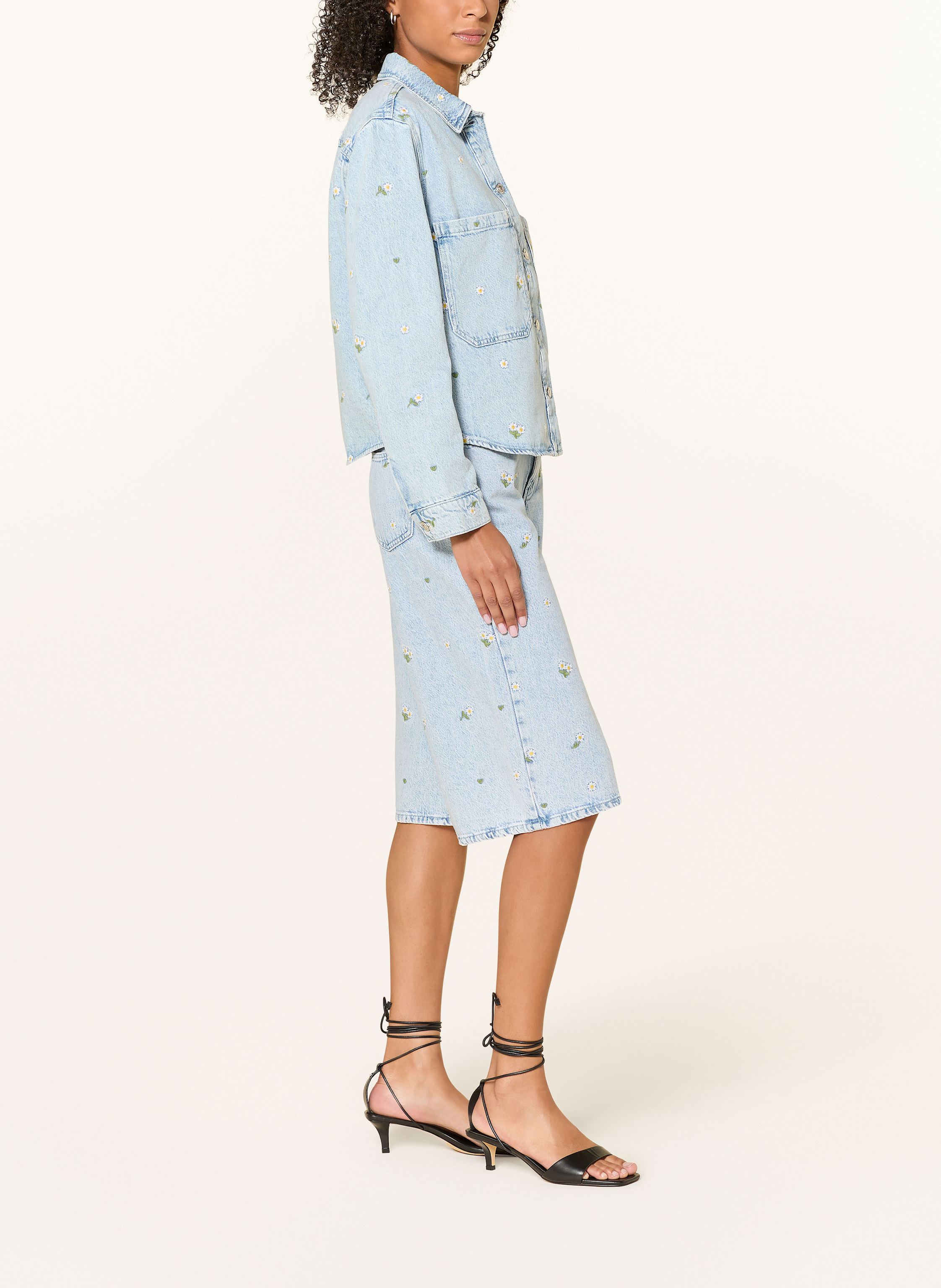 Thumbnail - Only 3/4-Jeans blau