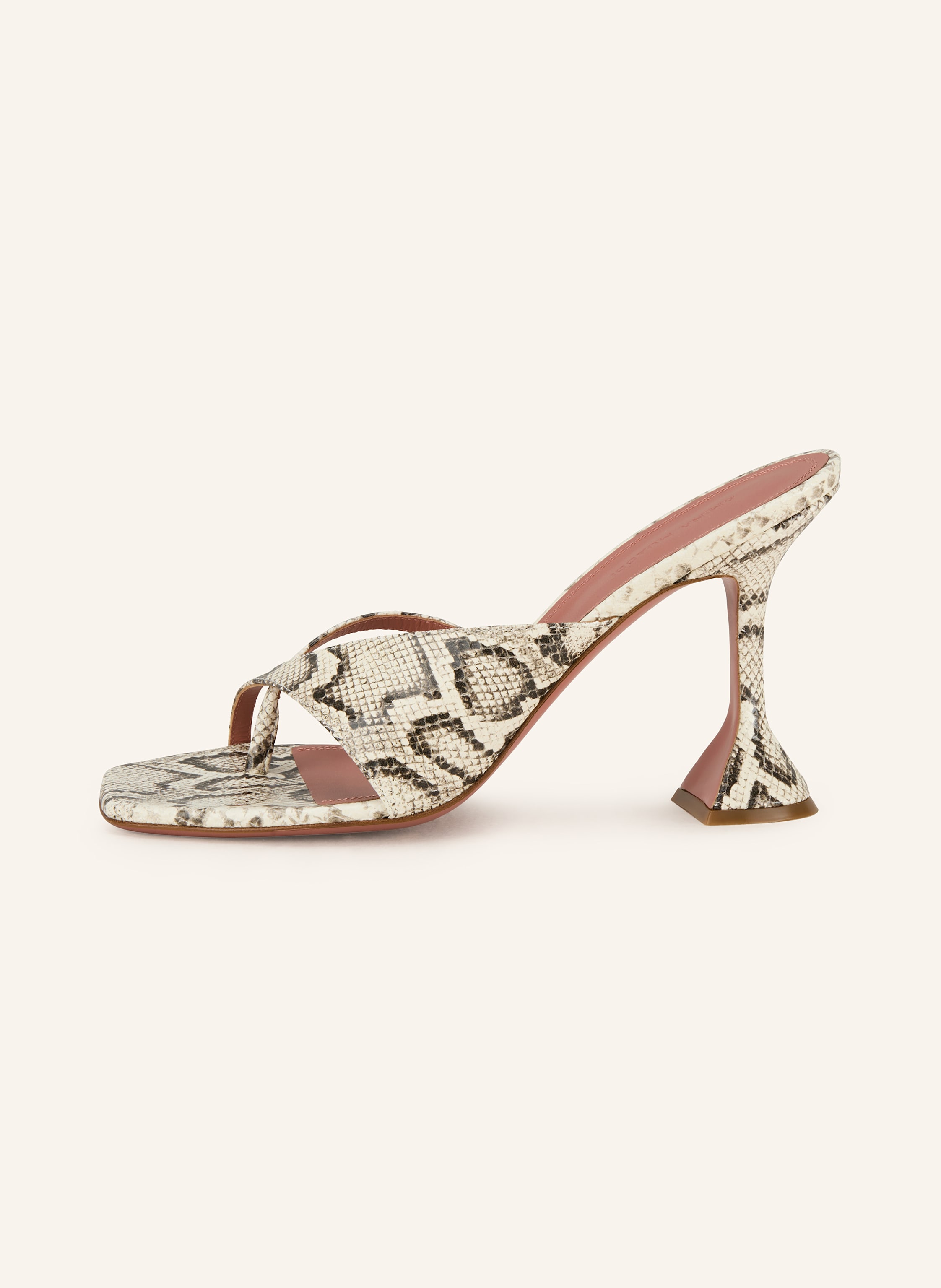 Thumbnail - Amina Muaddi Zehentrenner Shiona beige