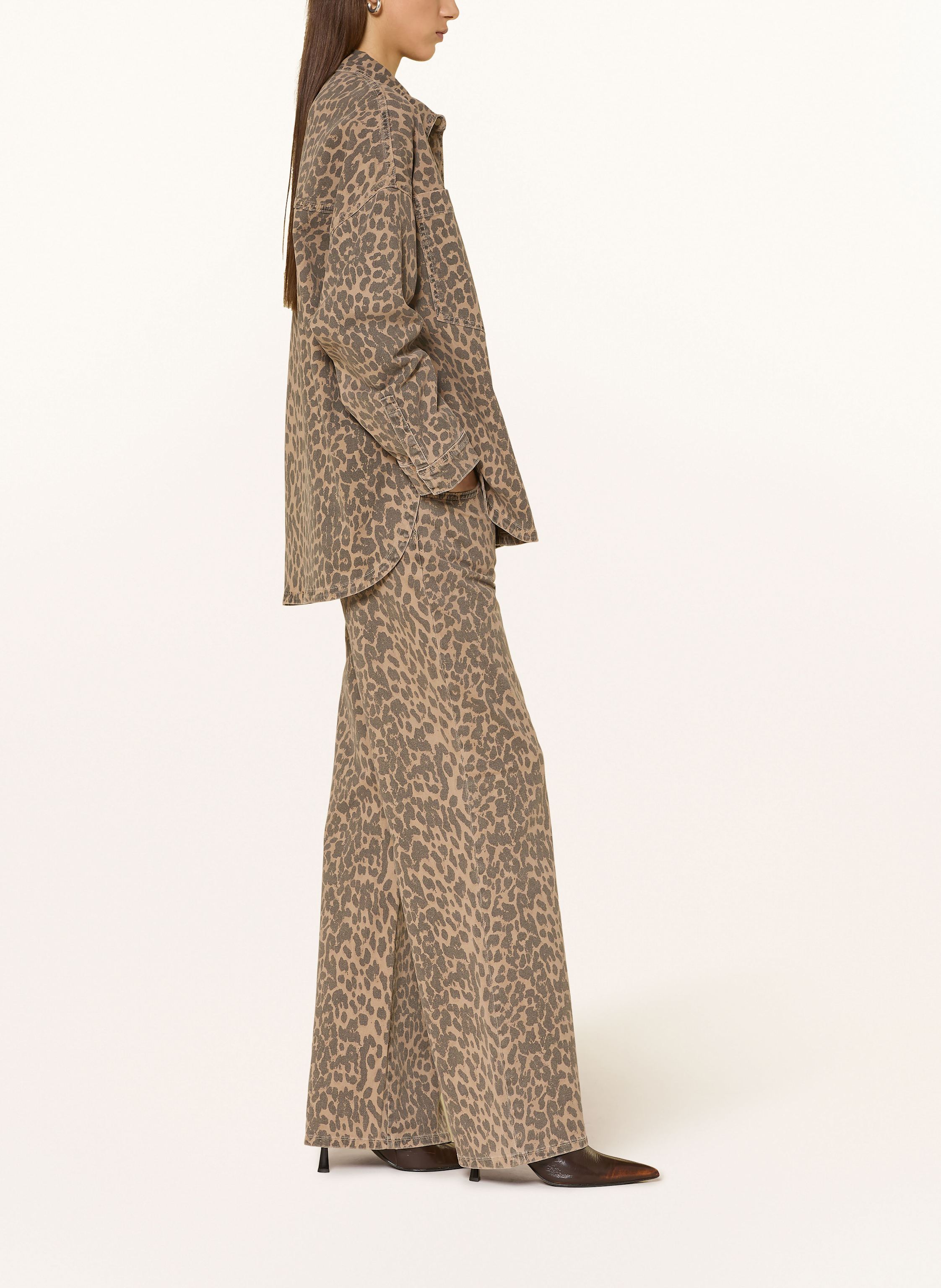 Thumbnail - Mos Mosh Wide Leg Jeans Mmdara beige