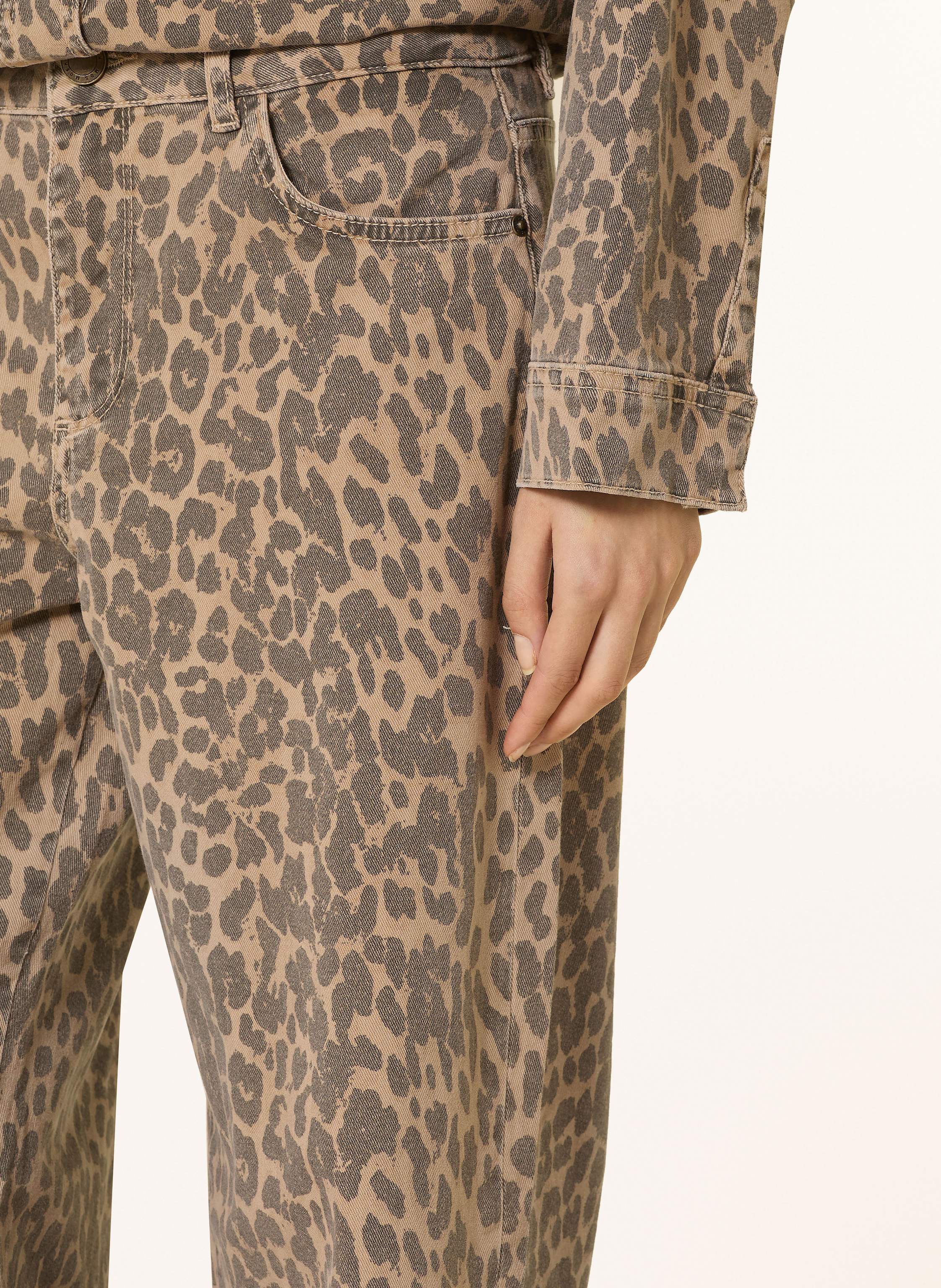 Thumbnail - Mos Mosh Wide Leg Jeans Mmdara beige
