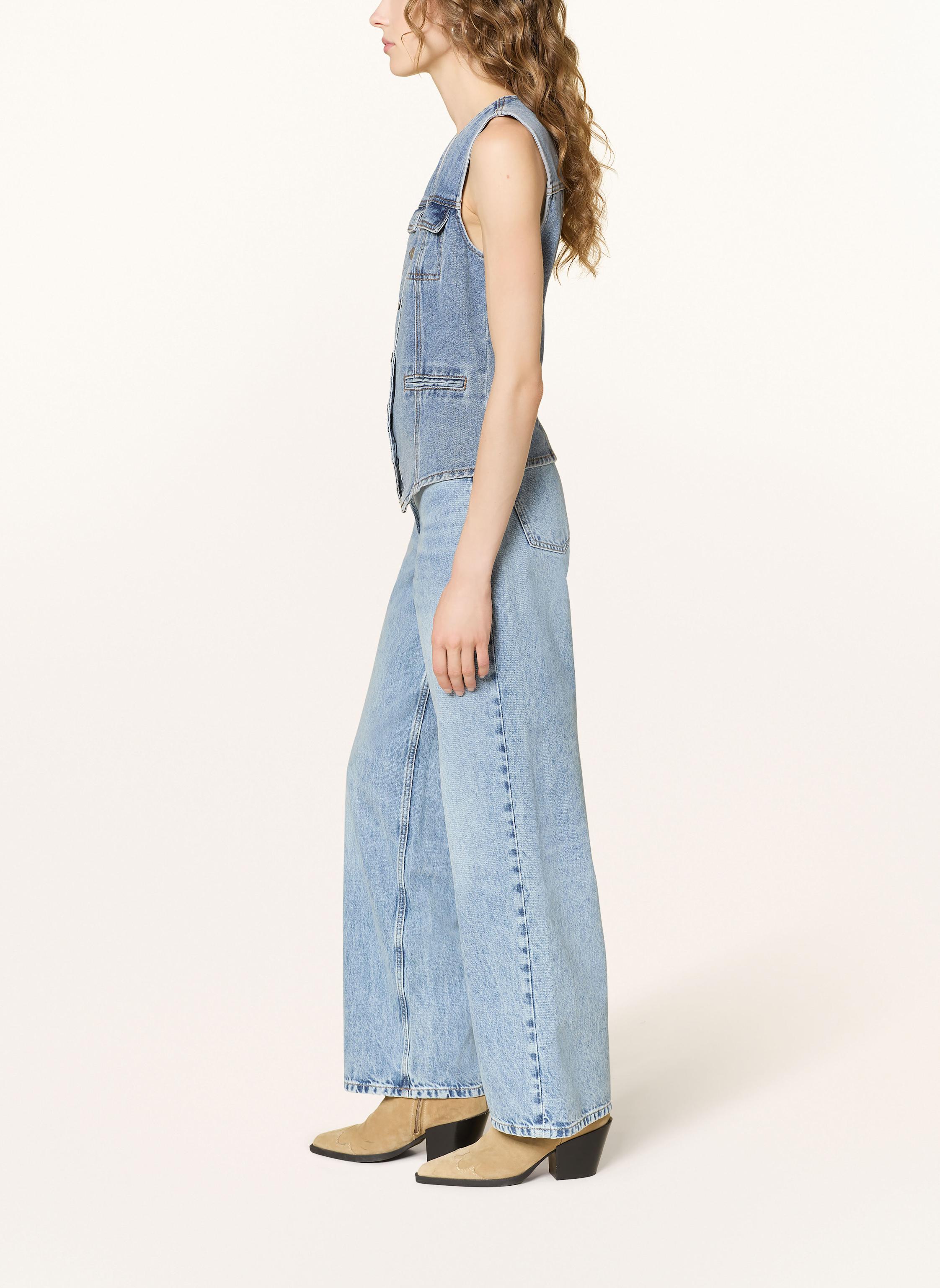 Thumbnail - Marc O'polo Denim Wide Leg Jeans Tomma blau