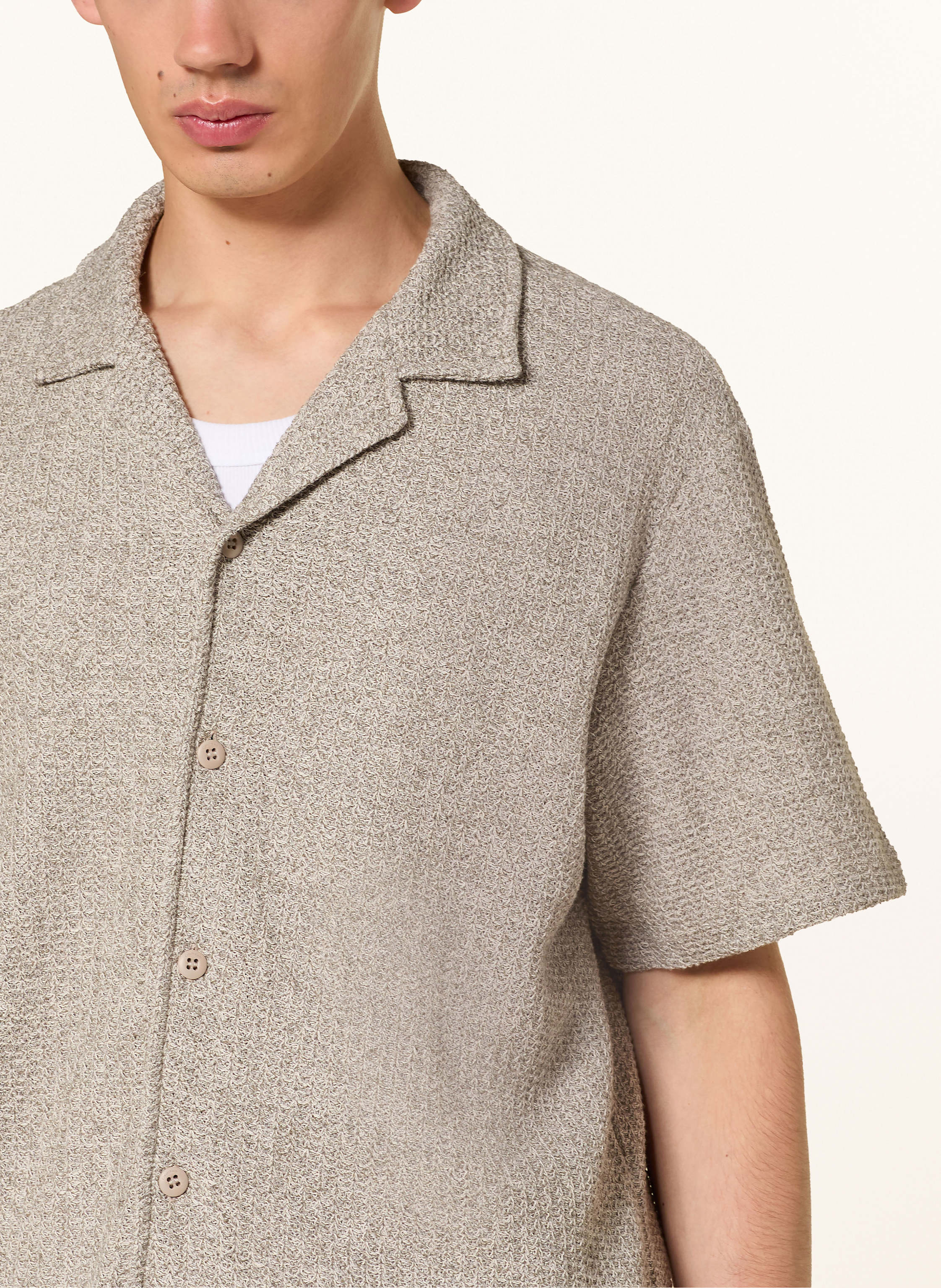 Thumbnail - Calvin Klein Jeans Strickhemd Comfort Fit gruen