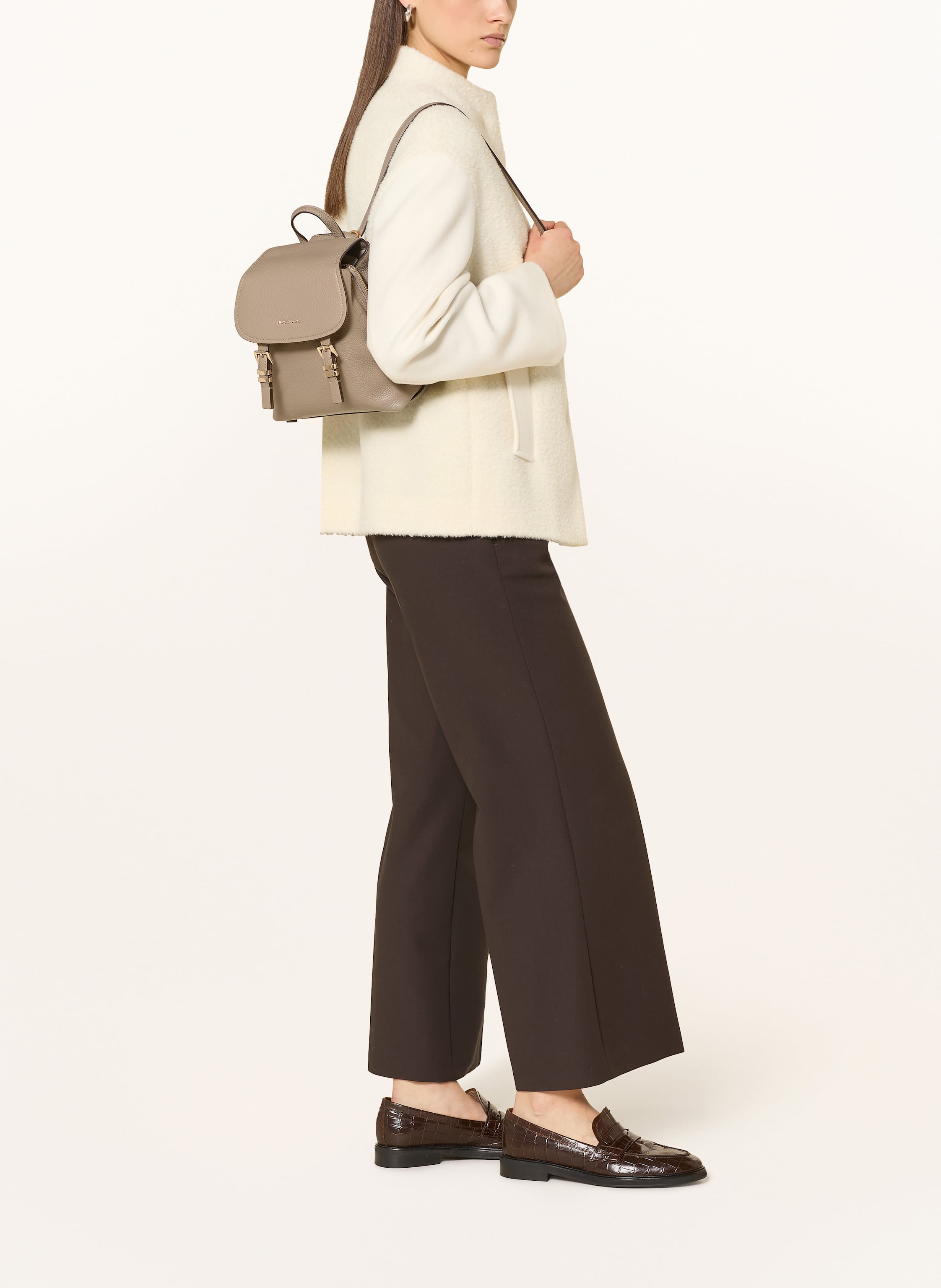 Thumbnail - Michael Kors Rucksack Quinn beige